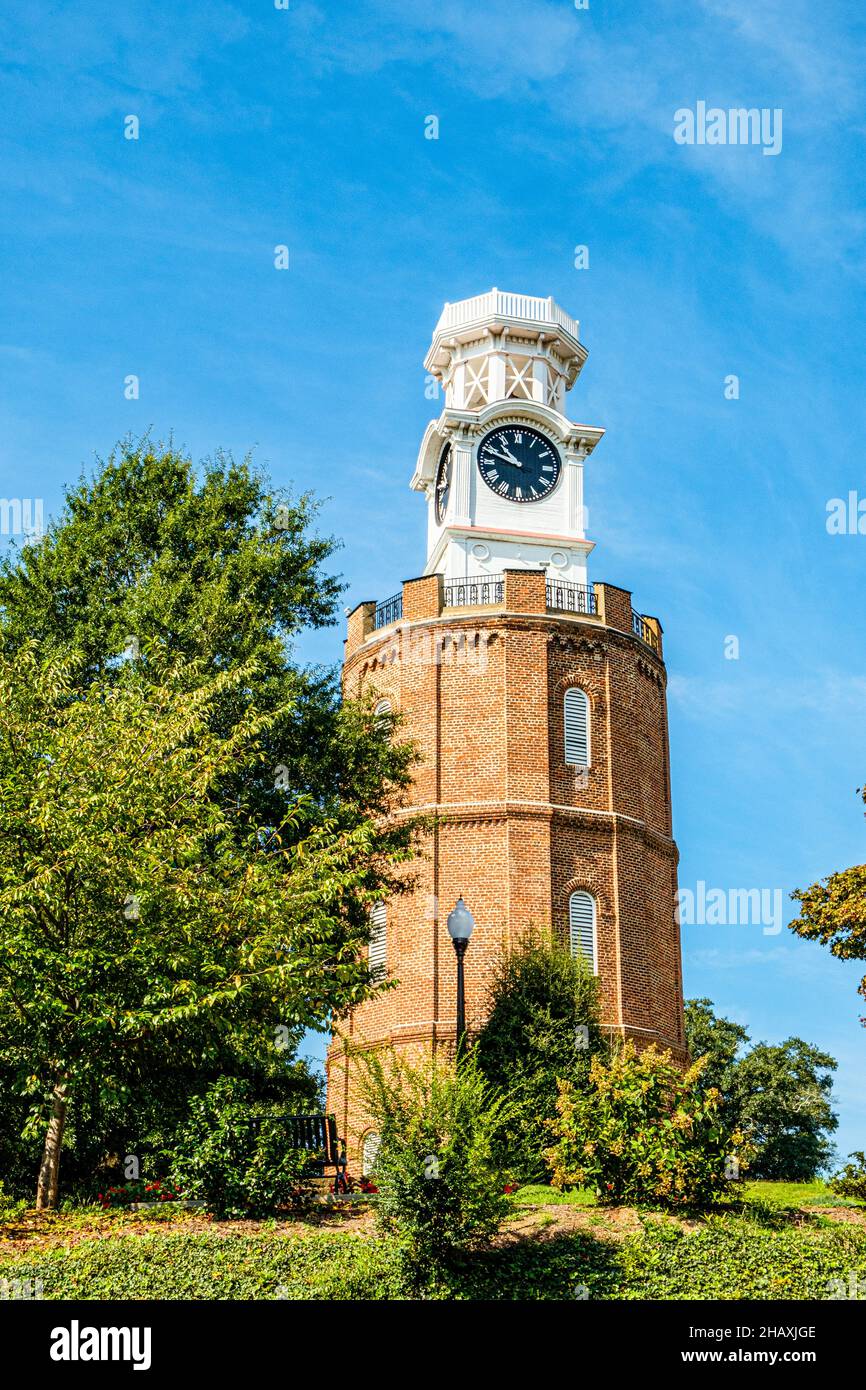 Clock Tower, East 2nd Street, Rome, Stock Photo Alamy