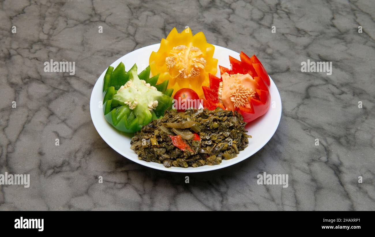Callaloo Jamaican & West Indian Food Stock Photo Alamy