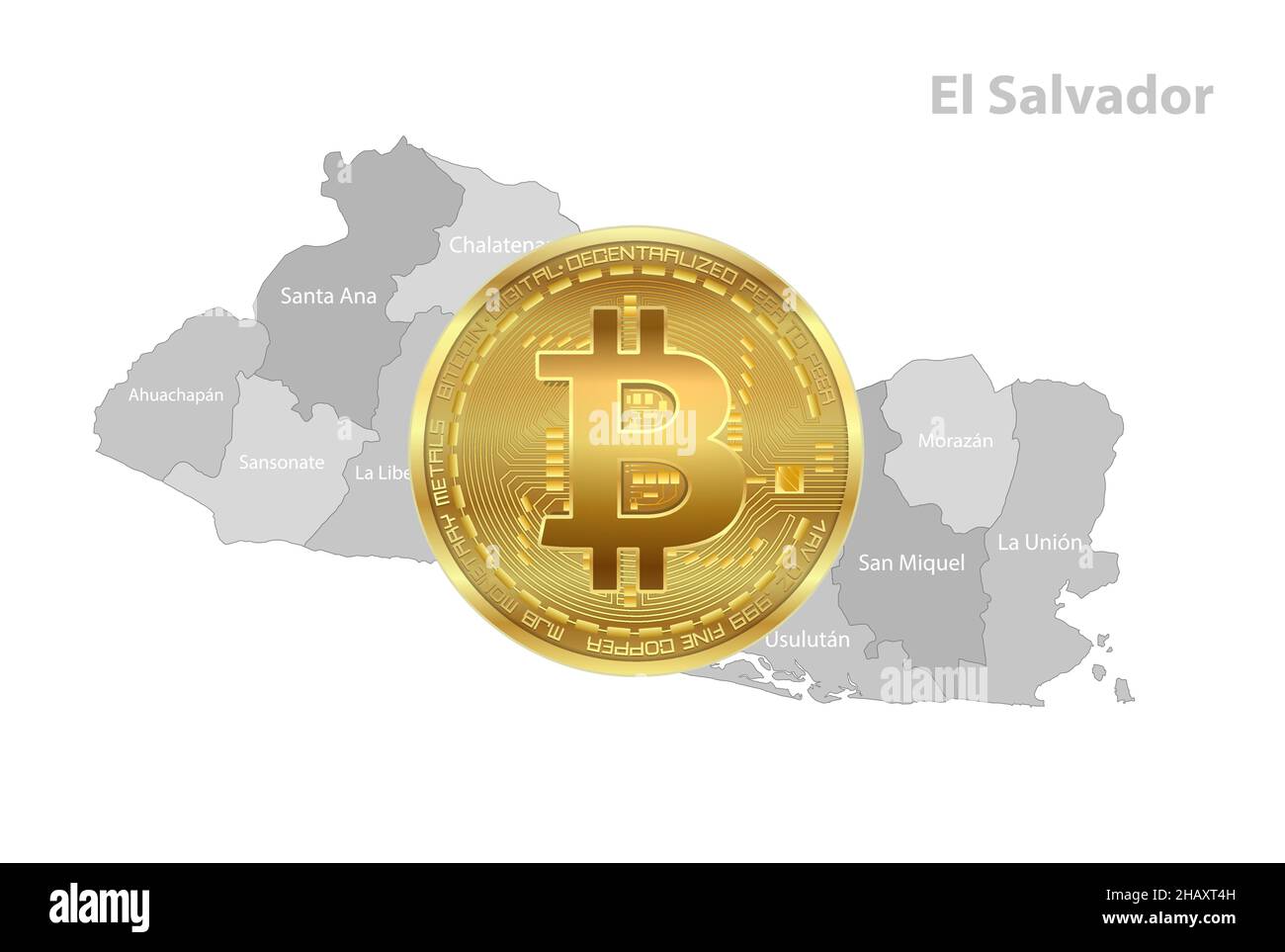 El salvador bitcoin Cut Out Stock Images & Pictures - Alamy