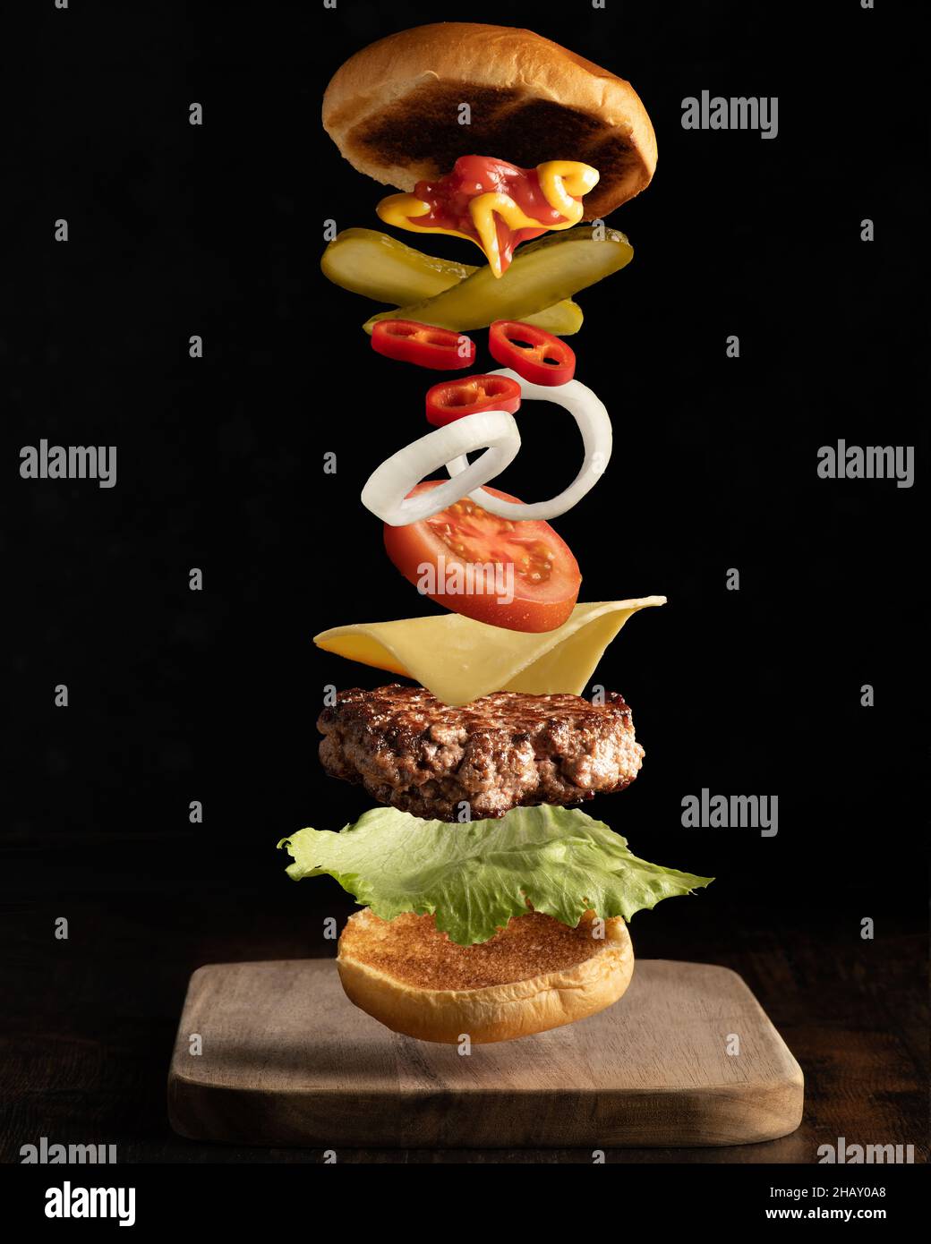 Plain hamburger hi-res stock photography and images - Alamy