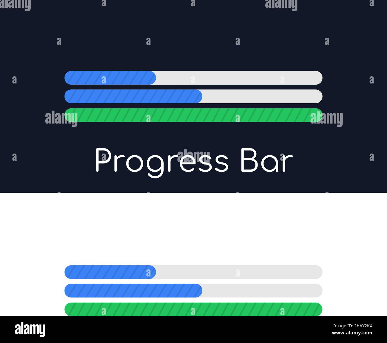 Download status of the application, files. Progress bar. User interface ...