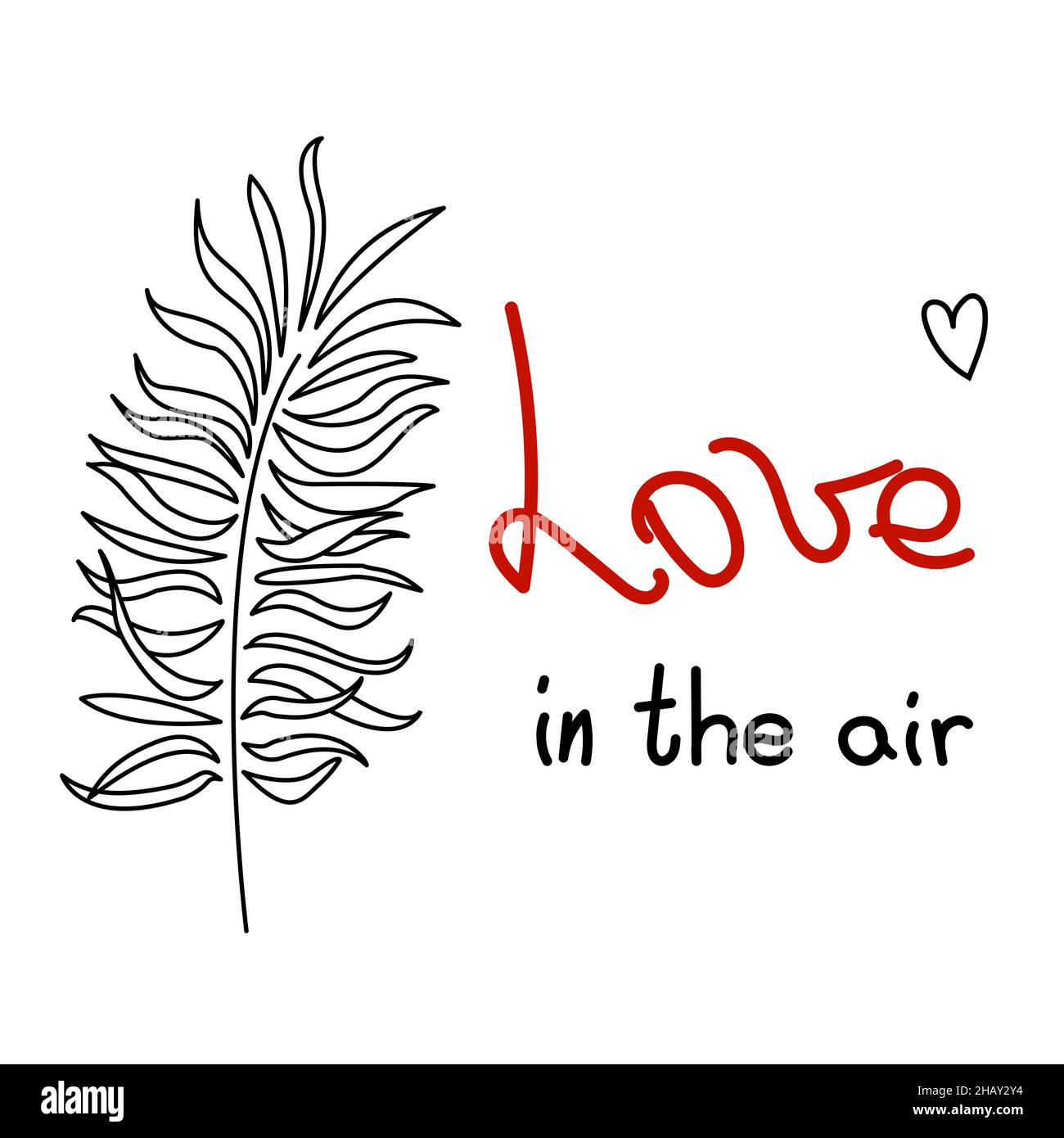 Romantic Happy Valentines Day Vector Illustration Stock Vector Image ...