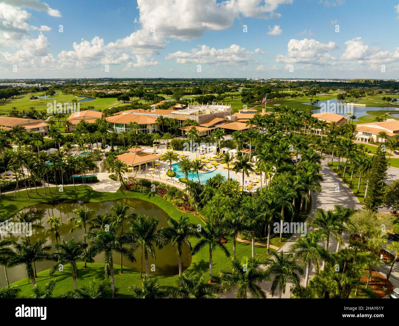 Trump resort Doral FL Stock Photo
