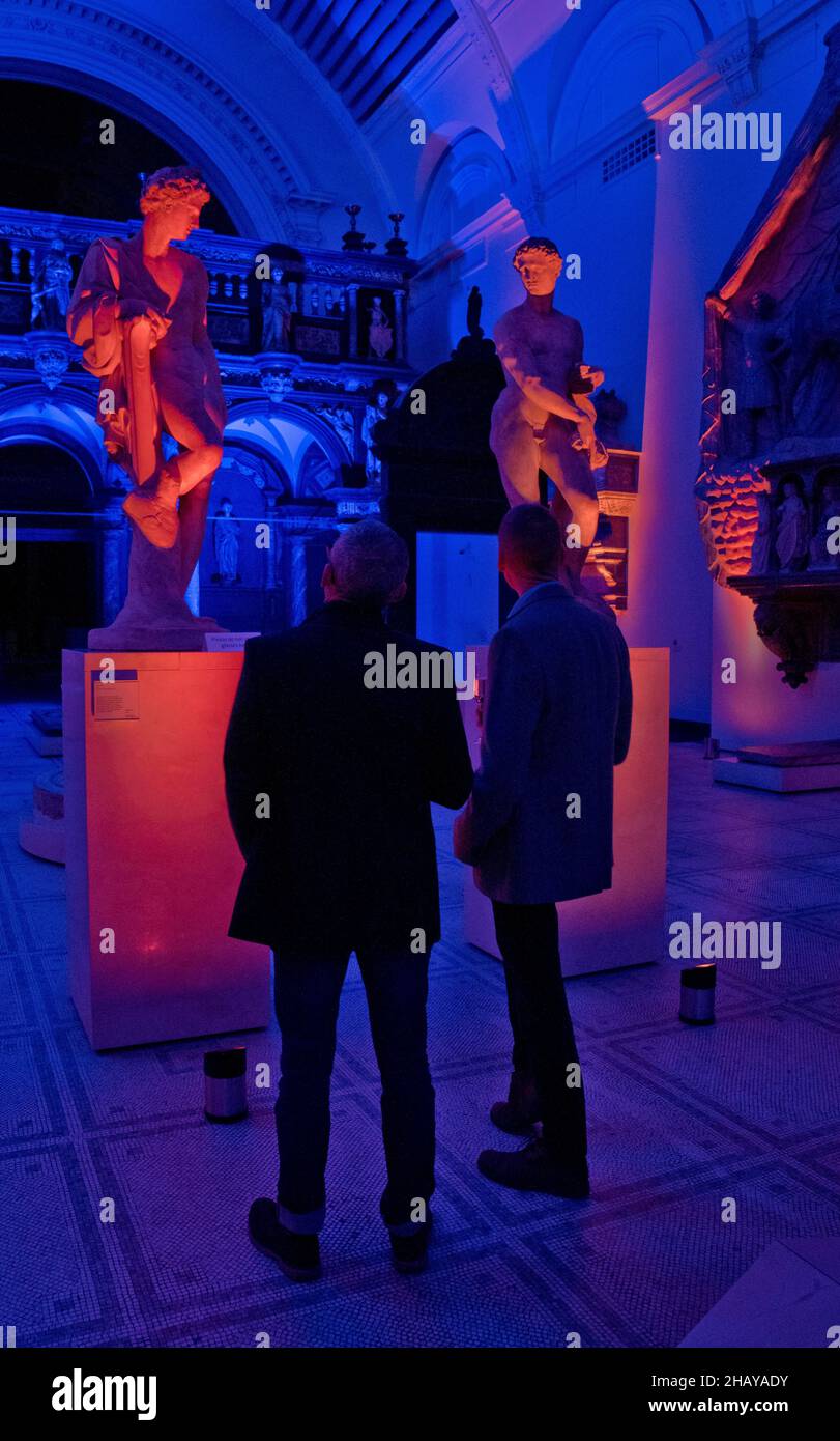 Prix Pictet exhibition gala night at the V&A Victoria and Albert Museum in  London,England,UK Stock Photo