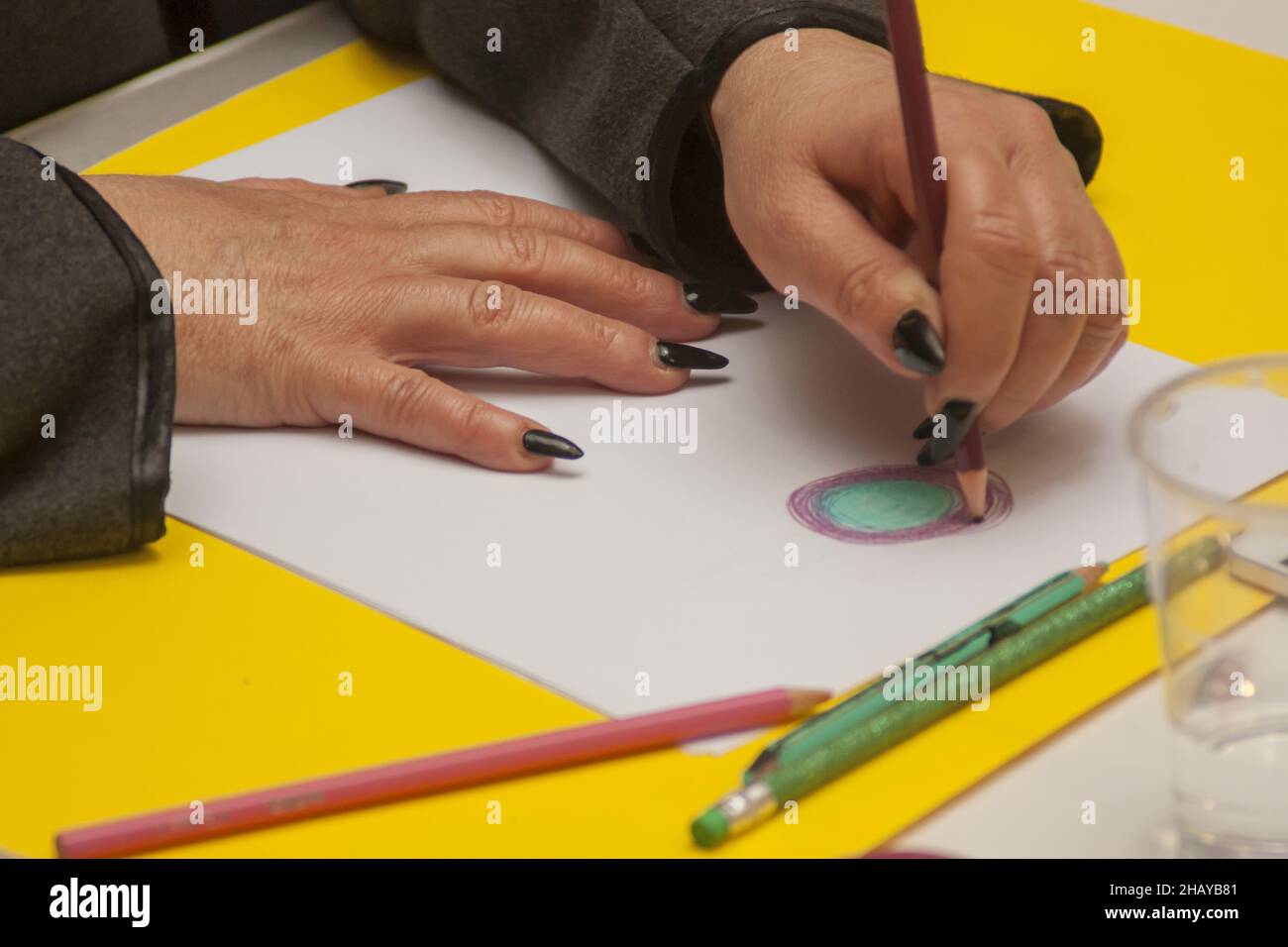 Art Therapy school Stock Photo Alamy