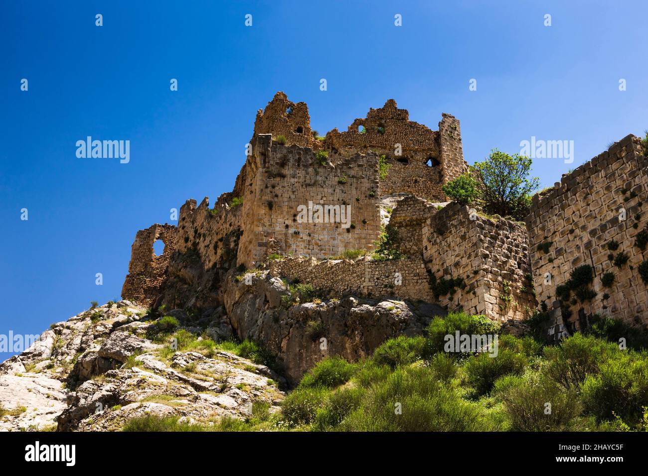 Kahta castle, Old Kahta, Mamluk Sultanate, Kahta, Adıyaman province, Turkey, Asia Stock Photo