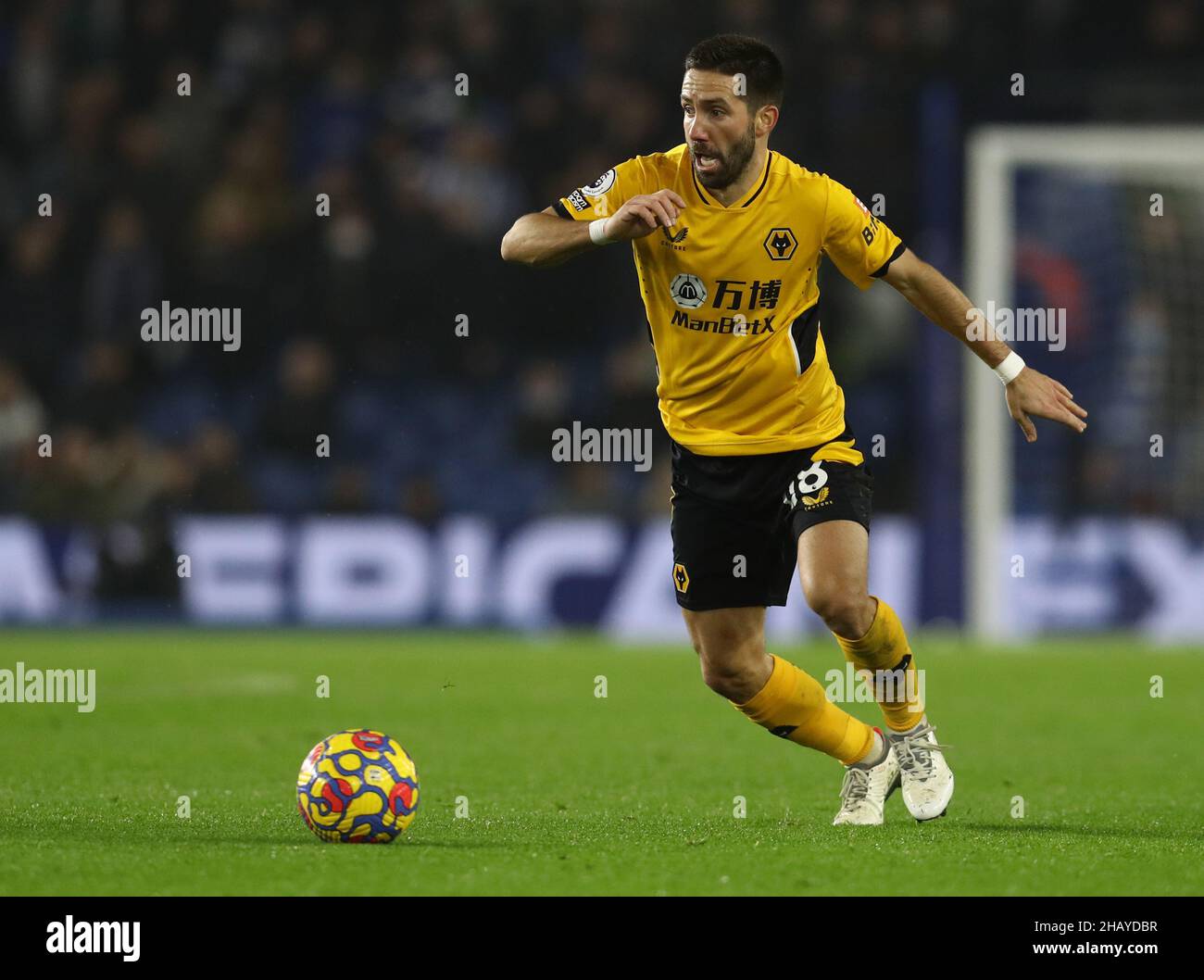 Brighton and Hove, England, 15th December 2021. João Moutinho of Wolverhampton Wanderers during the Premier League match at the AMEX Stadium, Brighton and Hove. Picture credit should read: Paul Terry / Sportimage Stock Photo