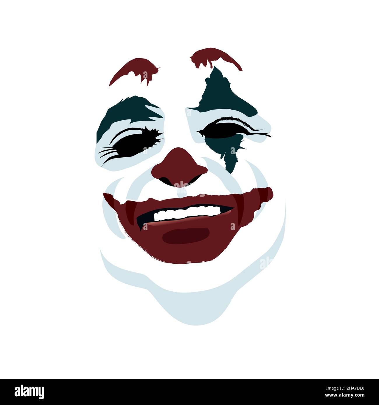 Joker Face Cut Out Stock Images Pictures Alamy