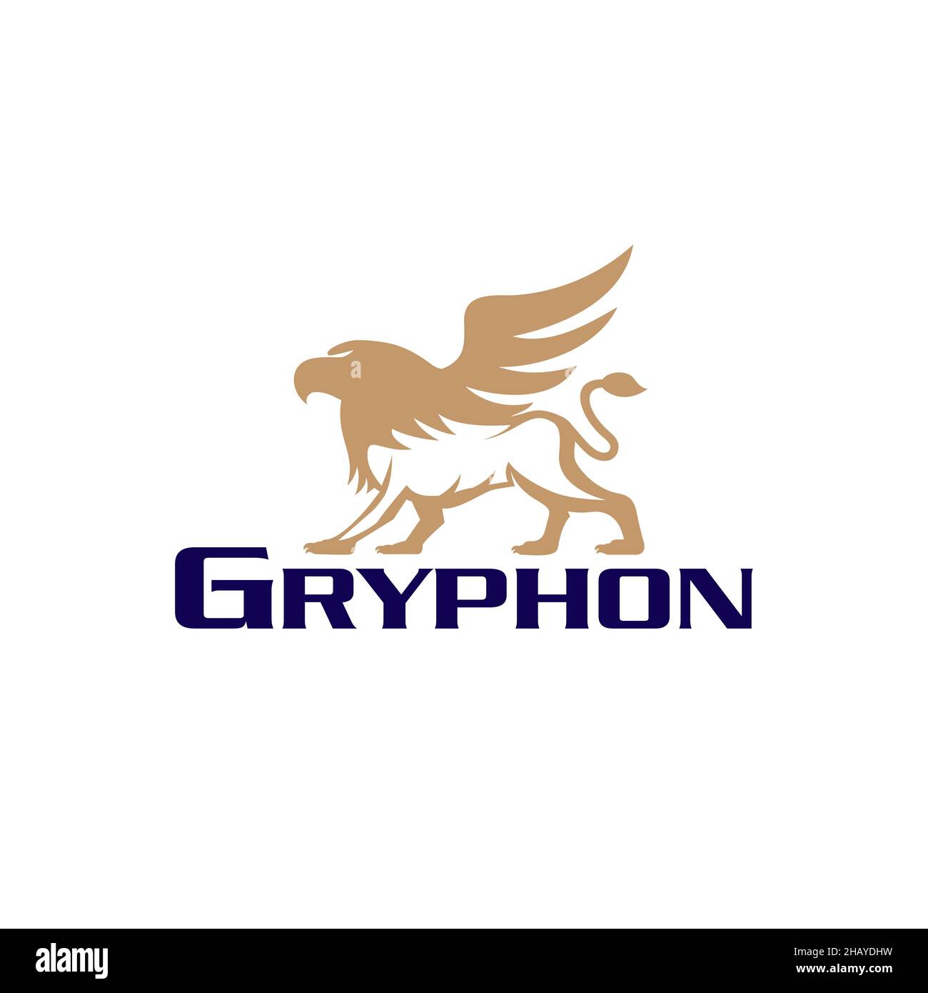 Gryphon vector illustration for commercial use Stock Vector