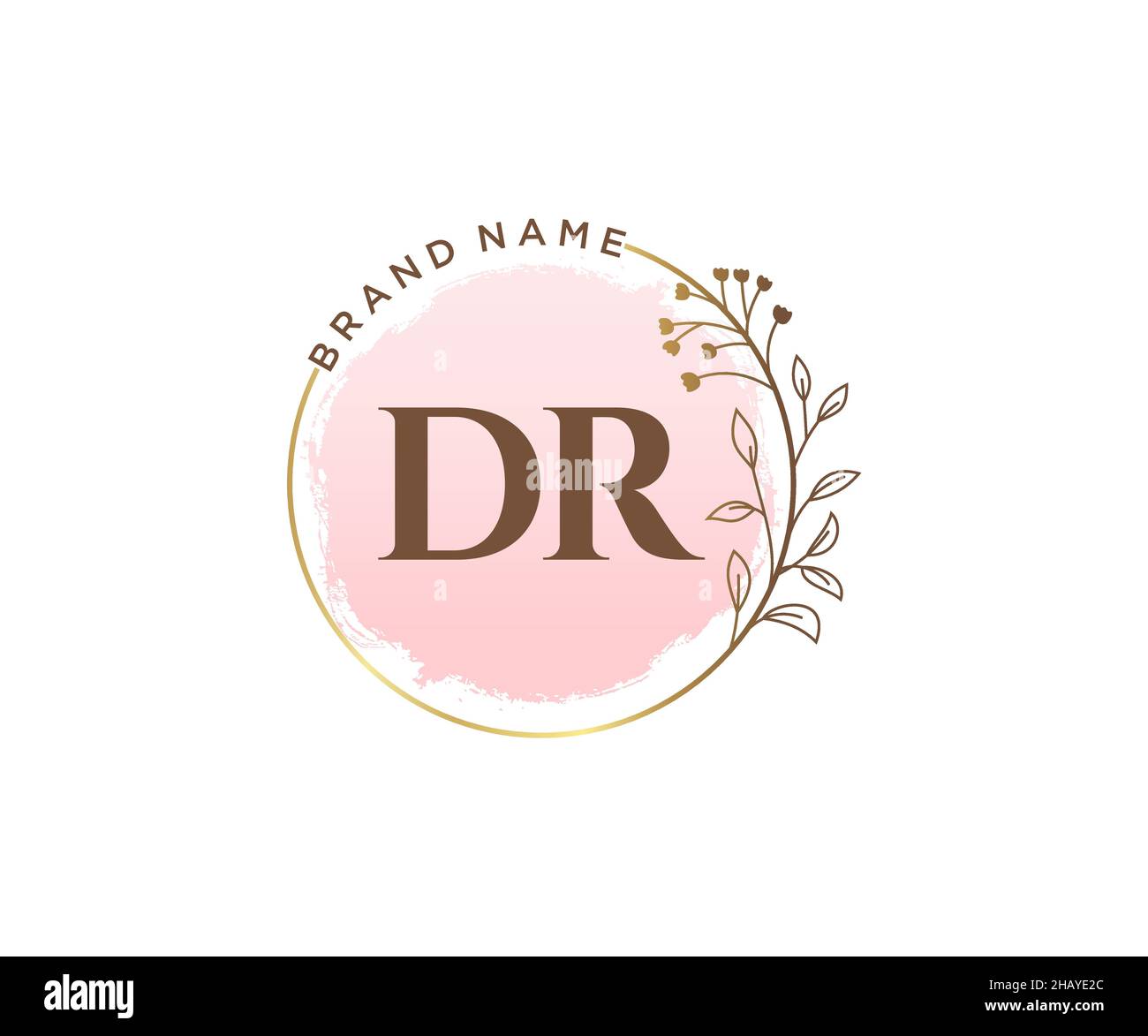 Dr logo design hi-res stock photography and images - Alamy