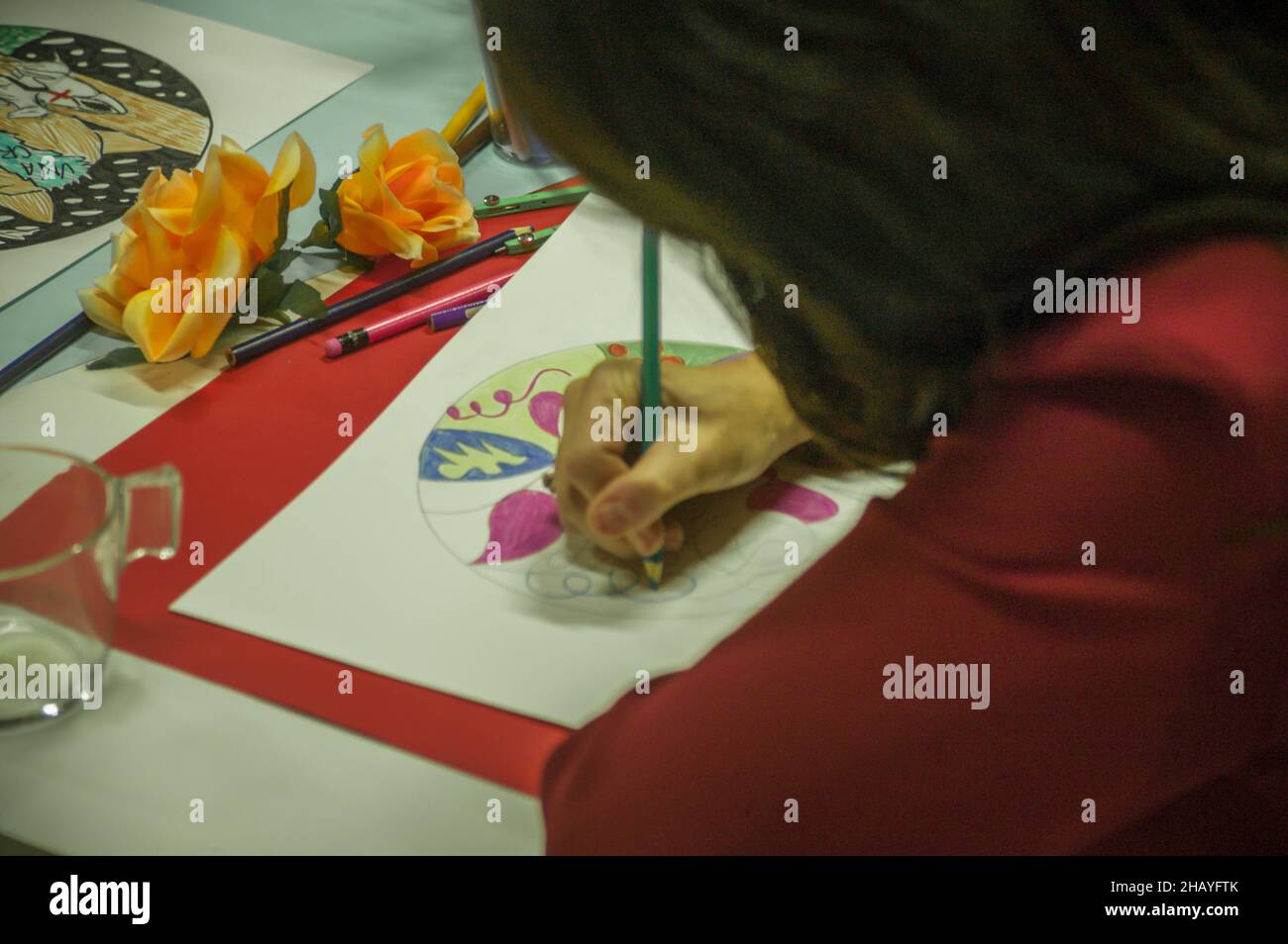 Art Therapy school Stock Photo Alamy