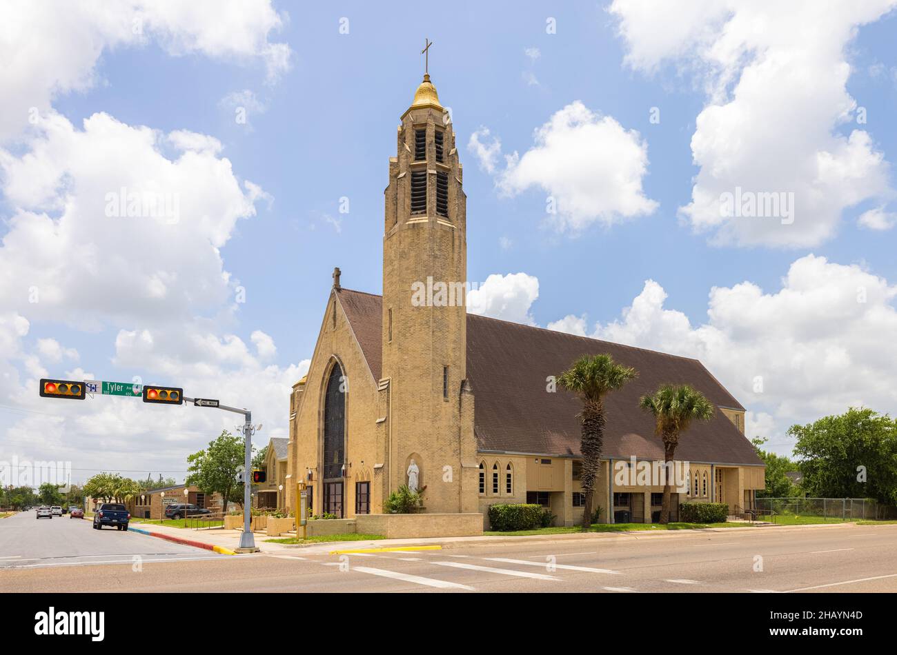 Harlingen, Texas, USA June 24, 2021 The Immaculate Heart Of Mary