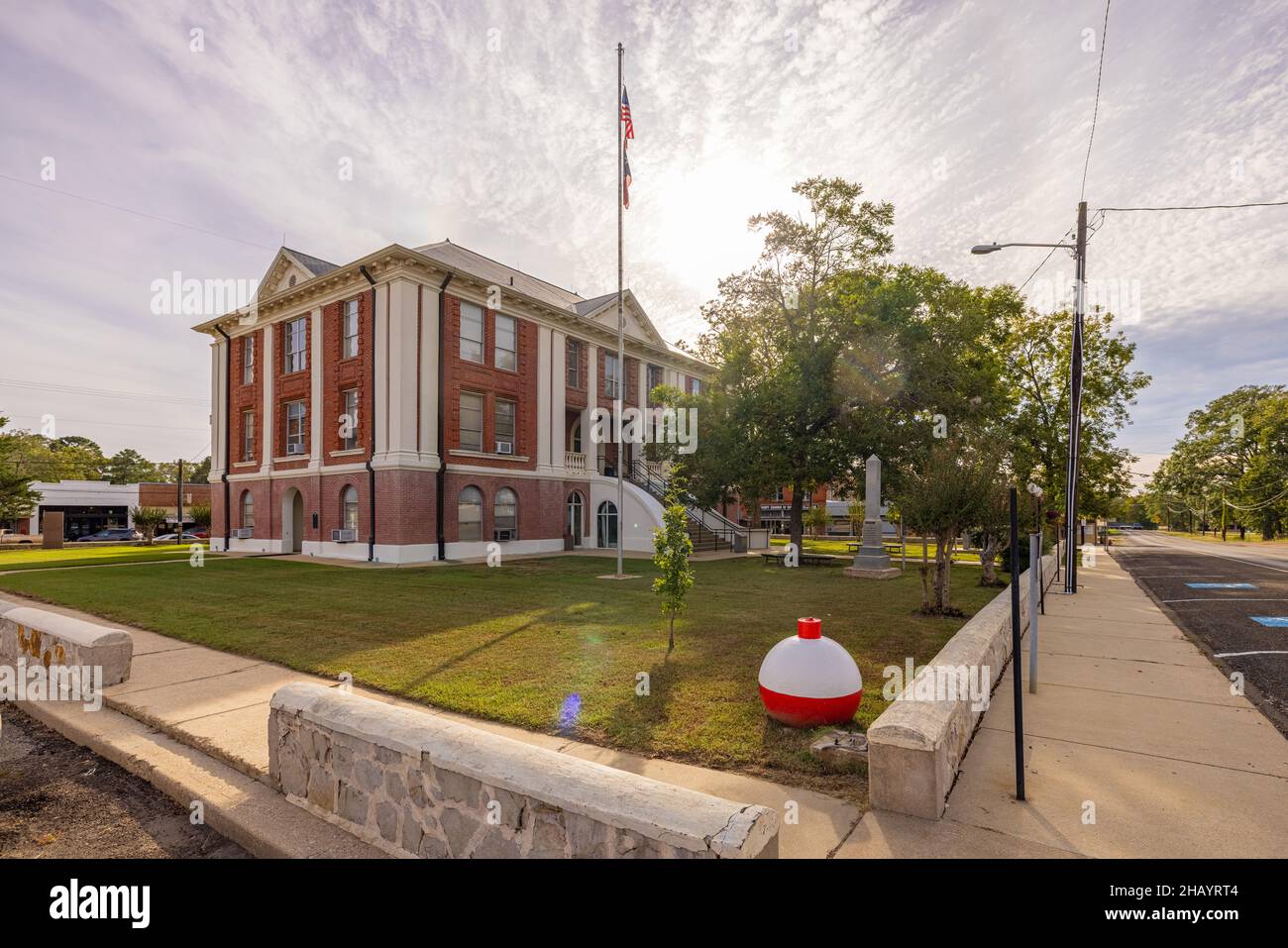 Hemphill, Texas, USA - October 17, 2021: The Sabine County Courthouse Stock Photo