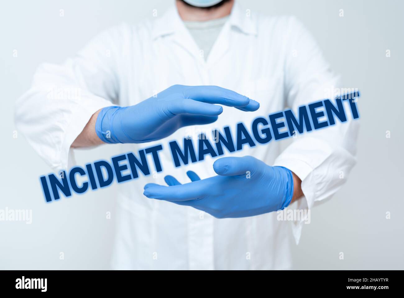 Sign displaying Incident Management. Business showcase Process to ...