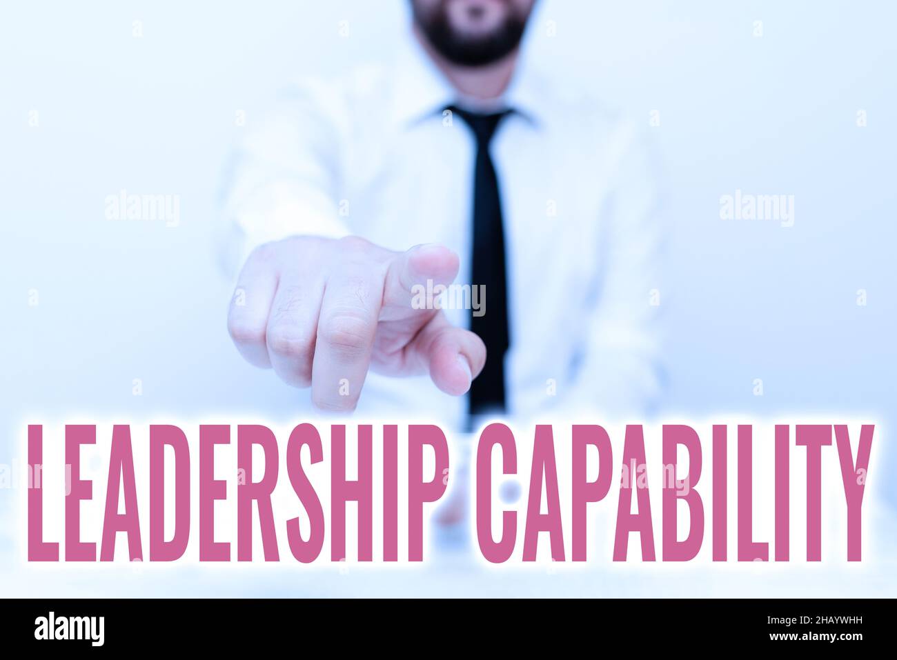 Writing displaying text Leadership Capability. Concept meaning what a