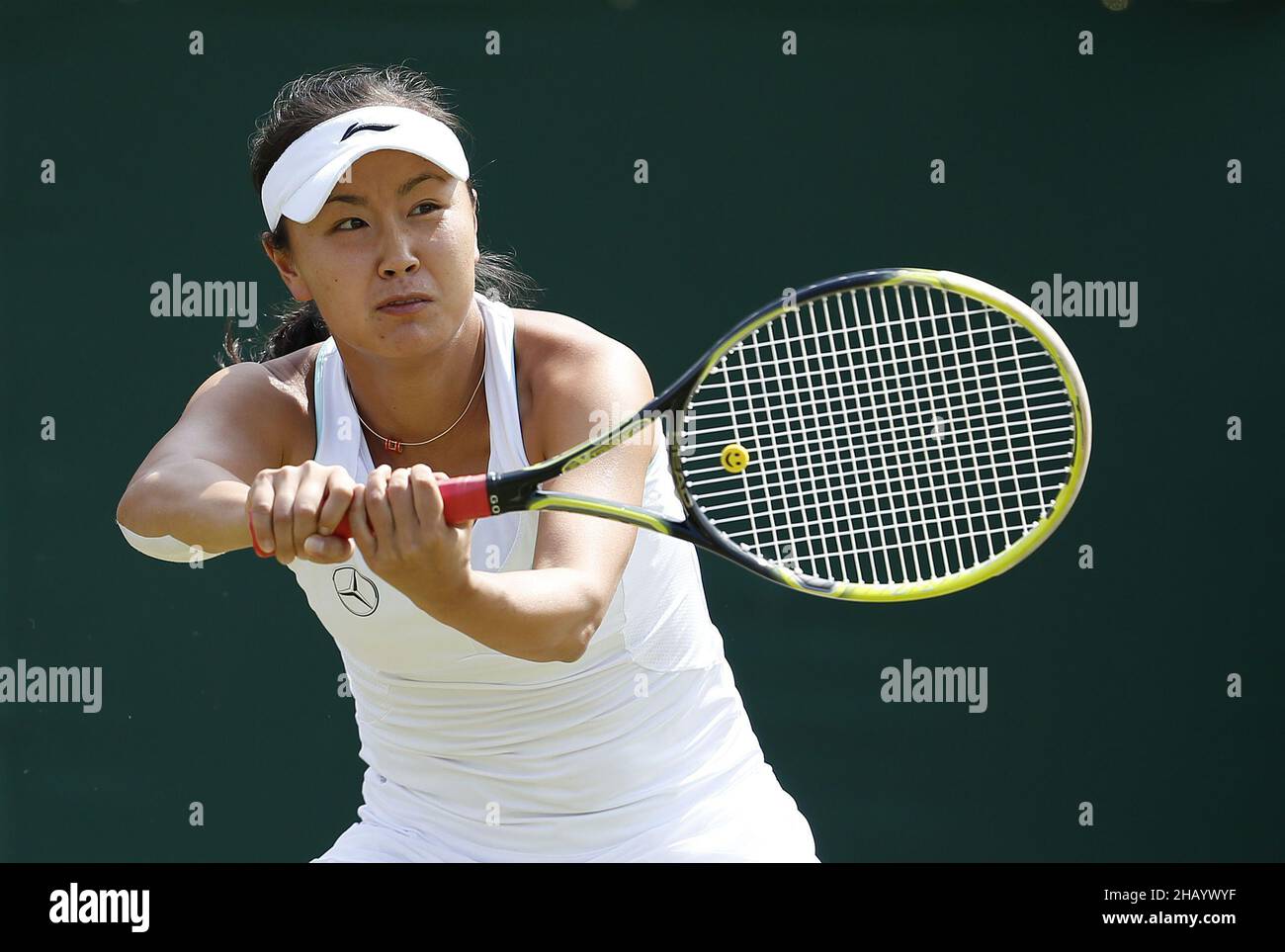 File photo dated 30-06-2014 of China's Peng Shuai. Tennis star Peng Shuai had the courage to speak out and allege she had been the victim of a sexual assault at the hands of a senior Chinese government official. Issue date: Thursday December 16, 2021. Stock Photo