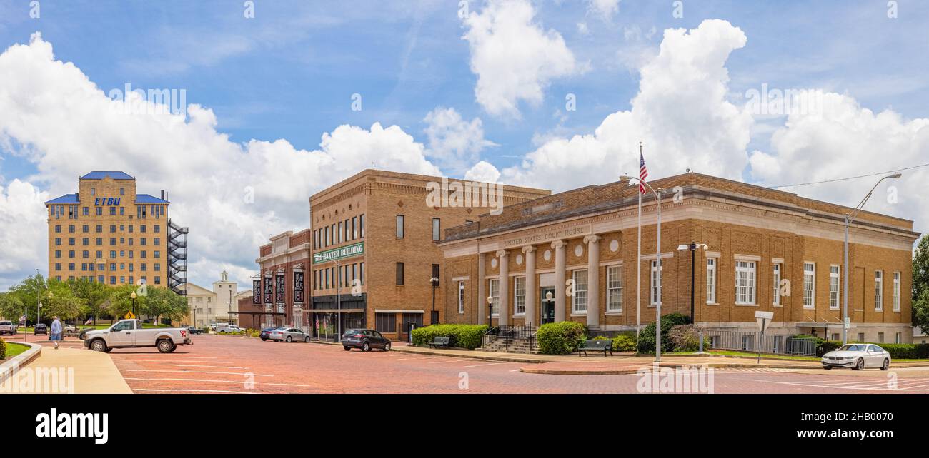 Marshall, Texas, USA - June 28, 2021: The Harrison County Courthouse Stock Photo