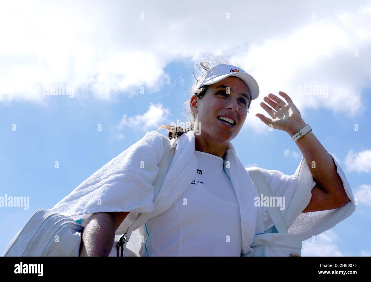 File photo dated 12-06-2021 of Great Britain's Johanna Konta, who announced her retirement from tennis after struggling with a persistent knee problem and slipping to 113 in the rankings. Issue date: Monday December 13, 2021. Stock Photo
