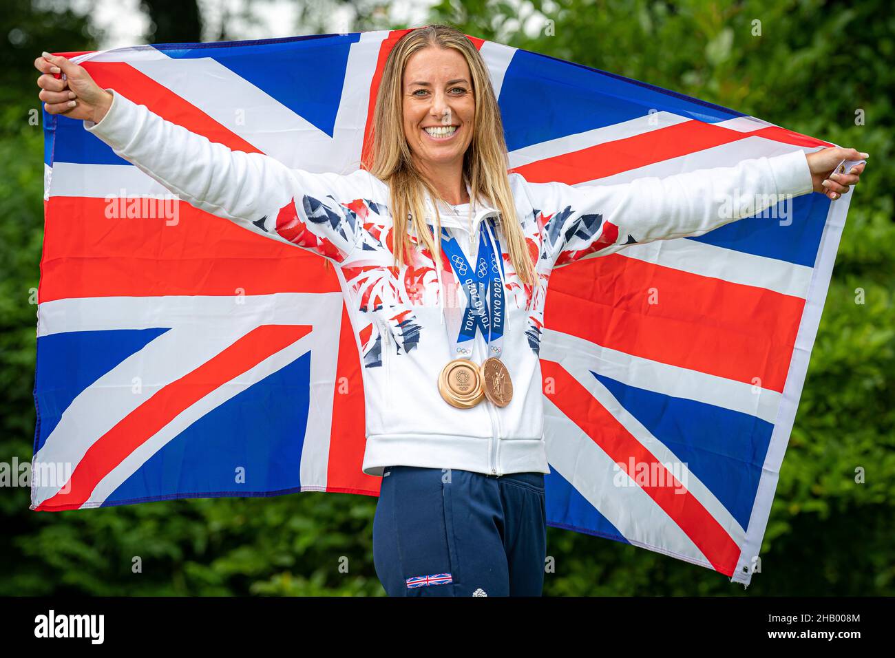 File photo dated 02-08-2021 of Charlotte Dujardin, who took gold in the individual dressage to make her the most decorated British woman in Olympics history. Issue date: Thursday December 16, 2021. Stock Photo