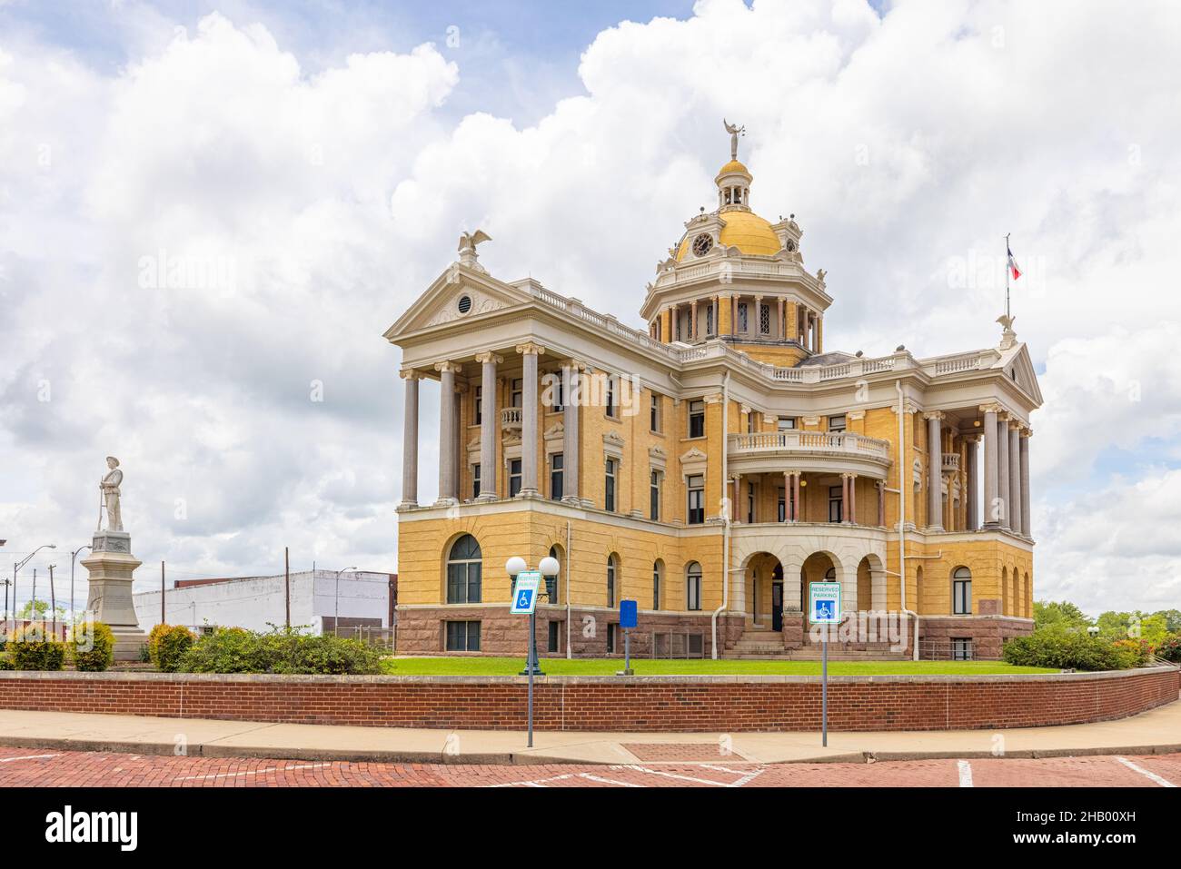 Marshall, Texas, USA - June 28, 2021: The Harrison County Courthouse Stock Photo