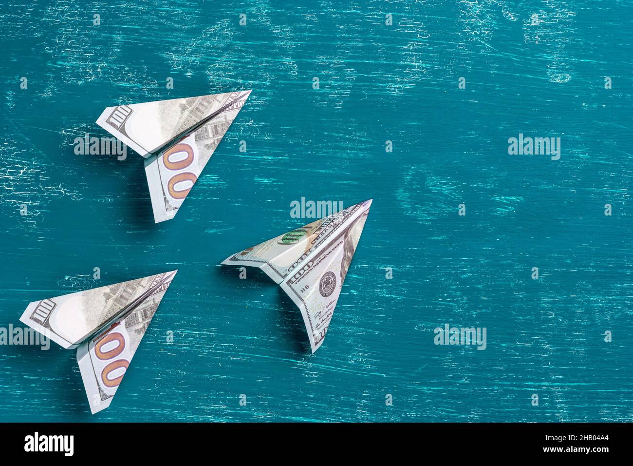 Paper Plane Coin Paper plane. Dollar bill. Origami from paper Stock Photo - Alamy