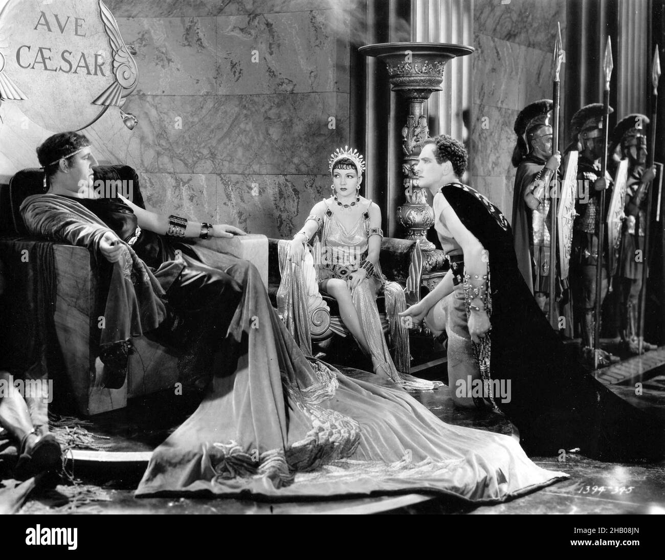 CLAUDETTE COLBERT, FREDRIC MARCH and CHARLES LAUGHTON in THE SIGN OF