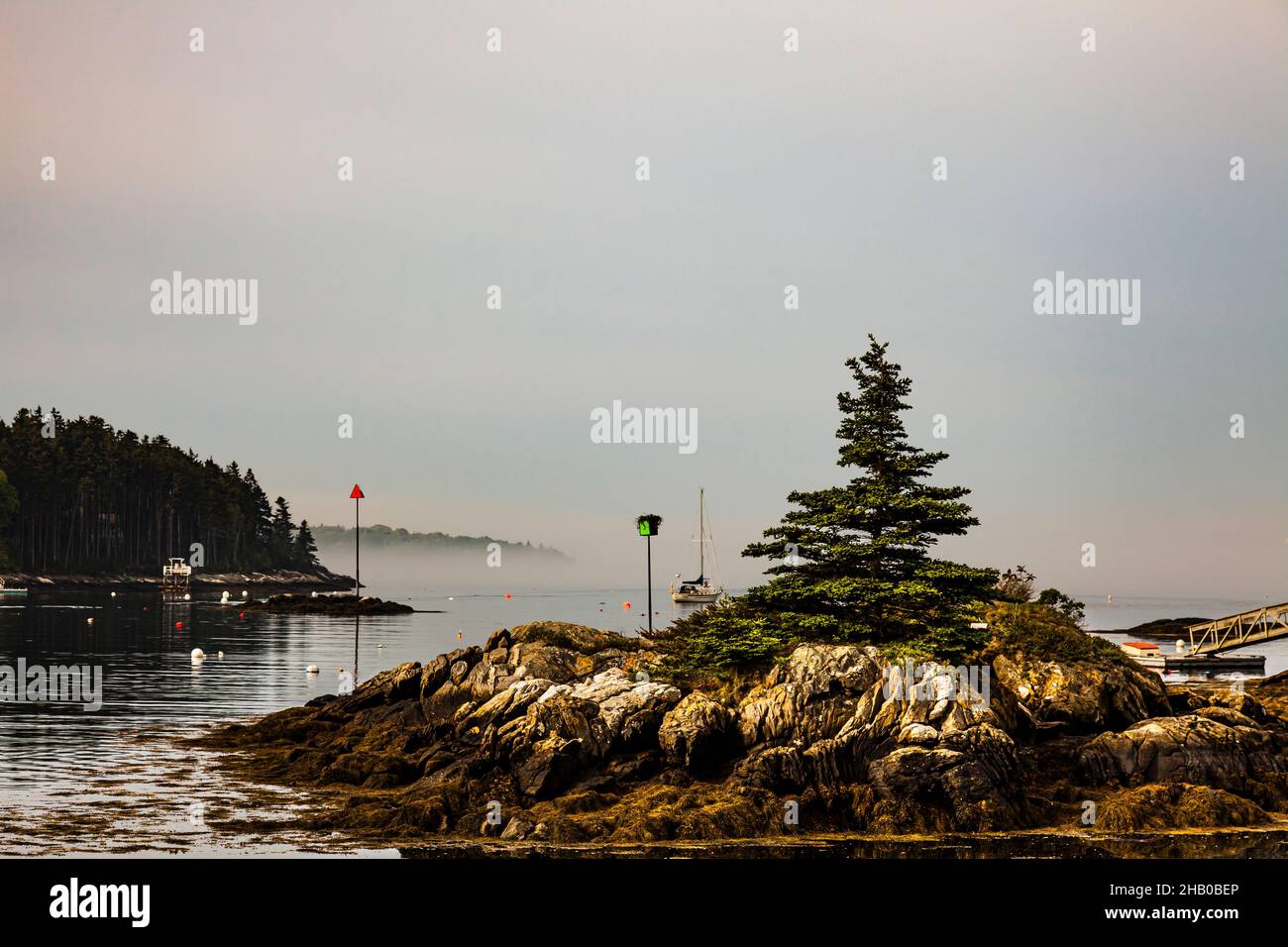 Christmas Cove South Bristol, Maine, USA Stock Photo Alamy