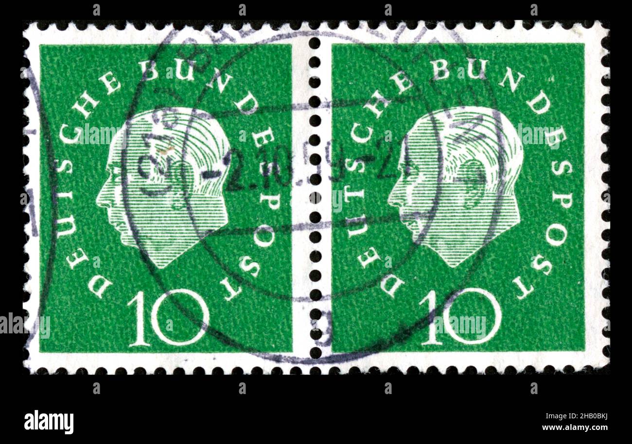 Stamp print in Germany Stock Photo Alamy