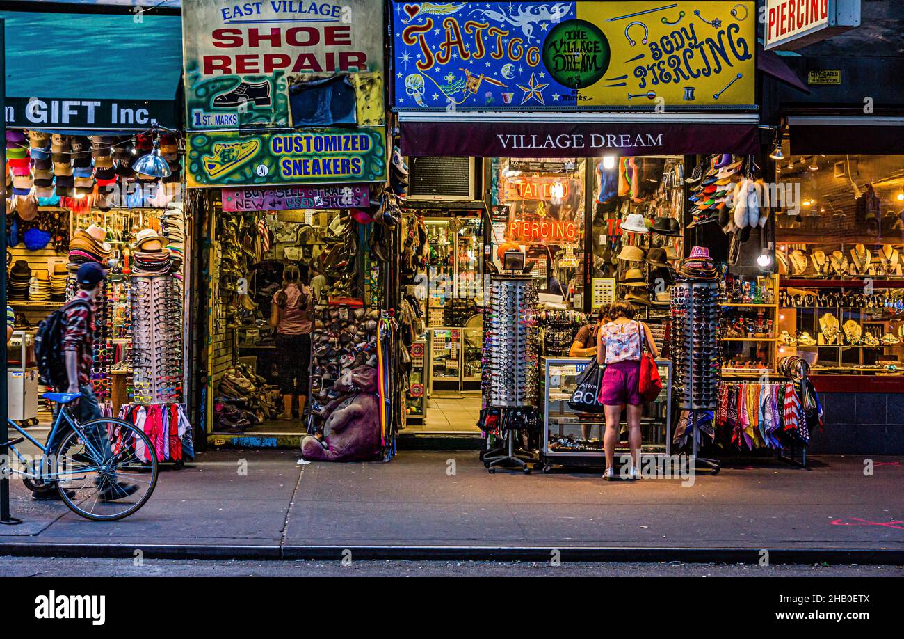 St marks place east village hires stock photography and images Alamy