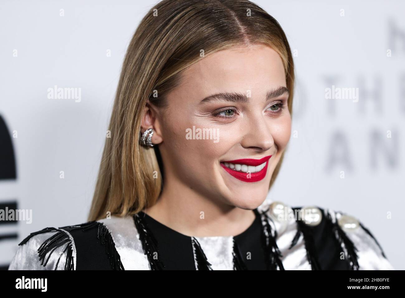 Chloë Grace Moretz Wears Louis Vuitton at 'The Peripheral