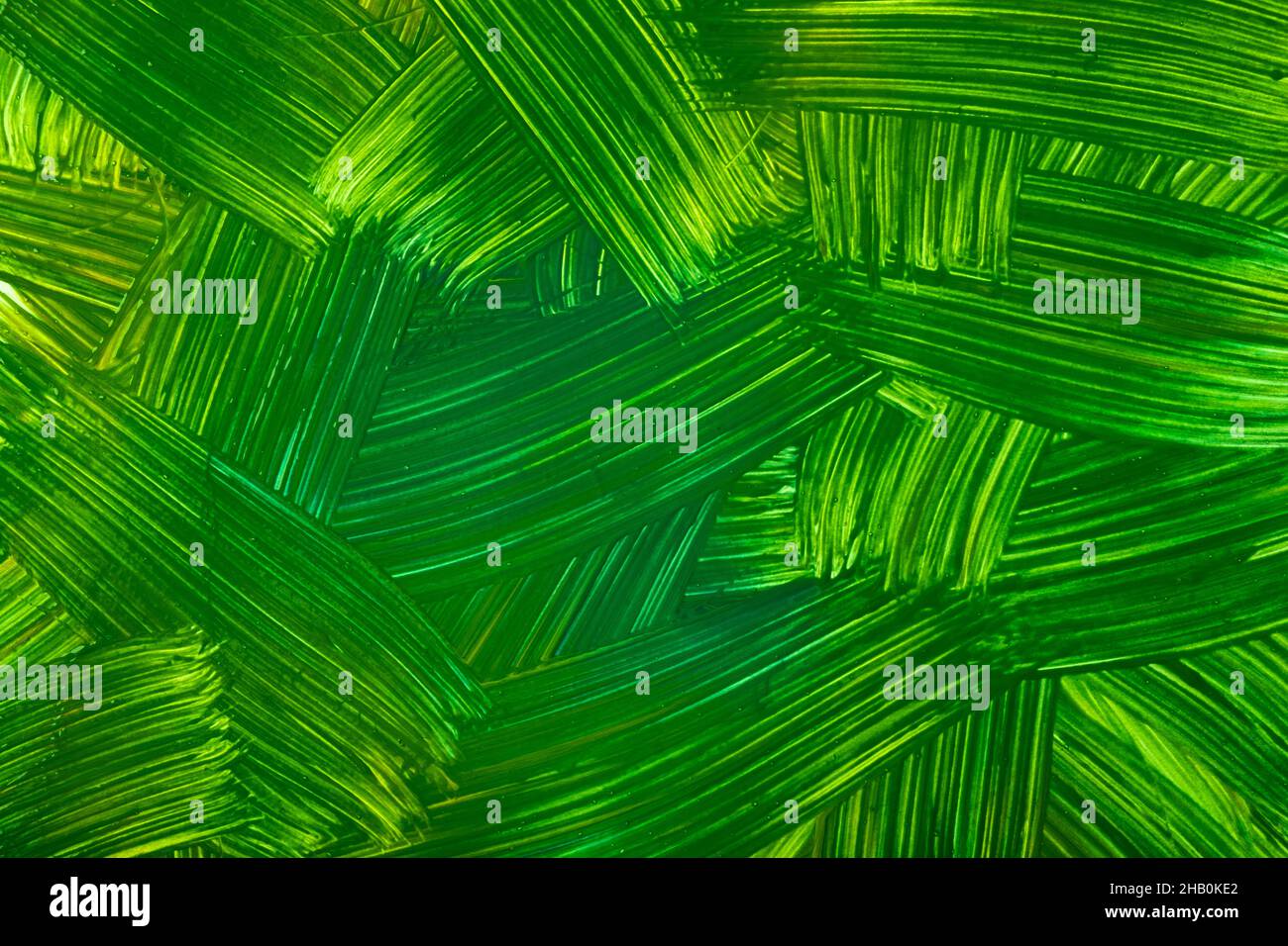 Abstract art background dark green colors. Watercolor painting on