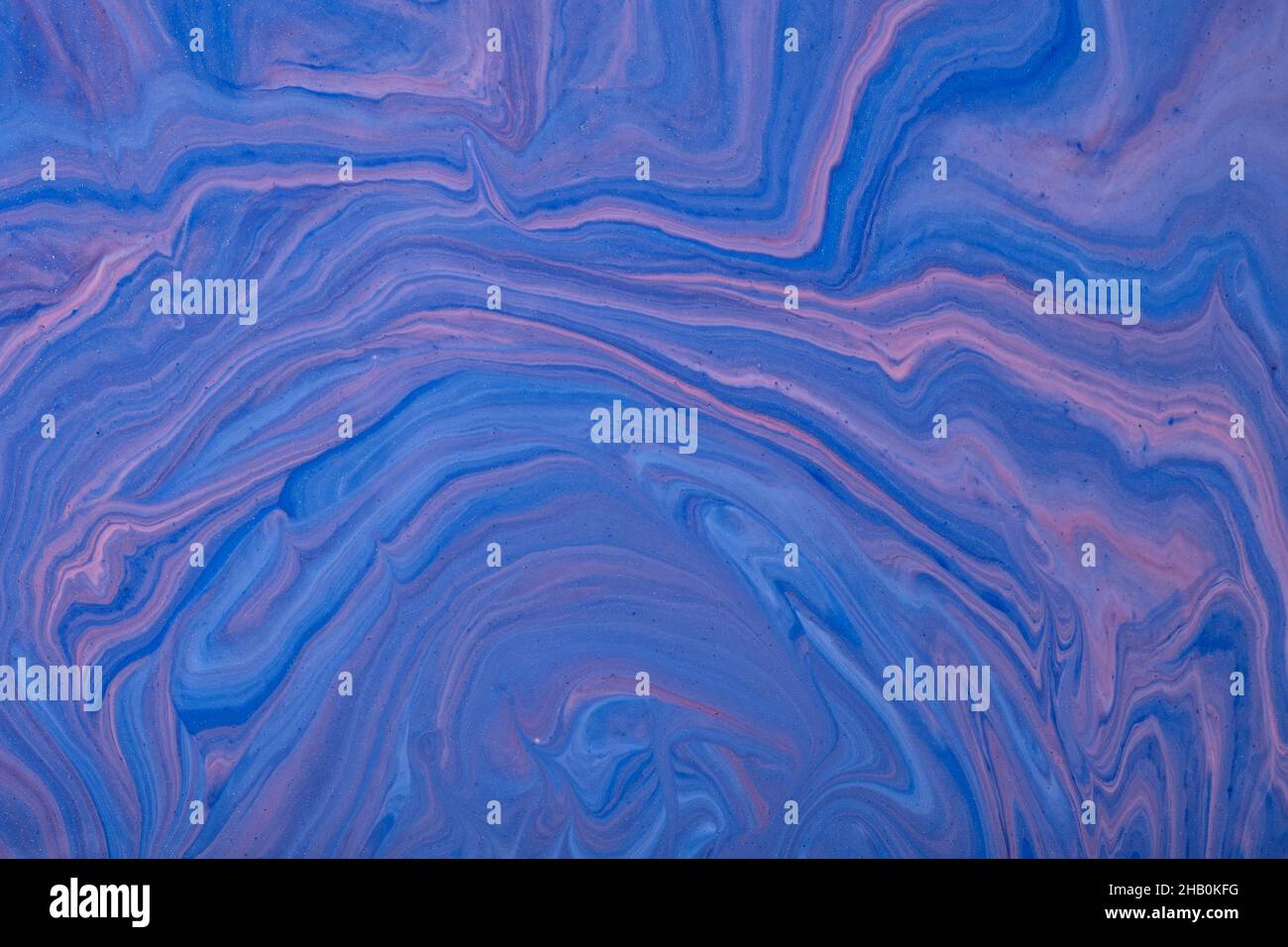 Abstract fluid art background navy blue and pink colors. Liquid marble ...