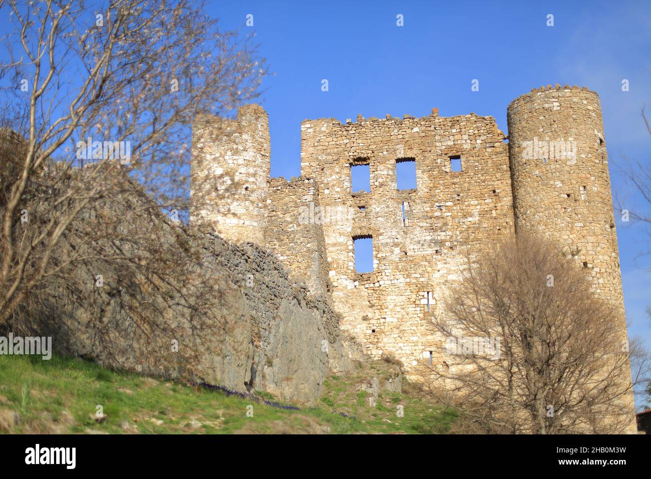 Chateau de Bargeme, Var, 83, Region Sud Stock Photo