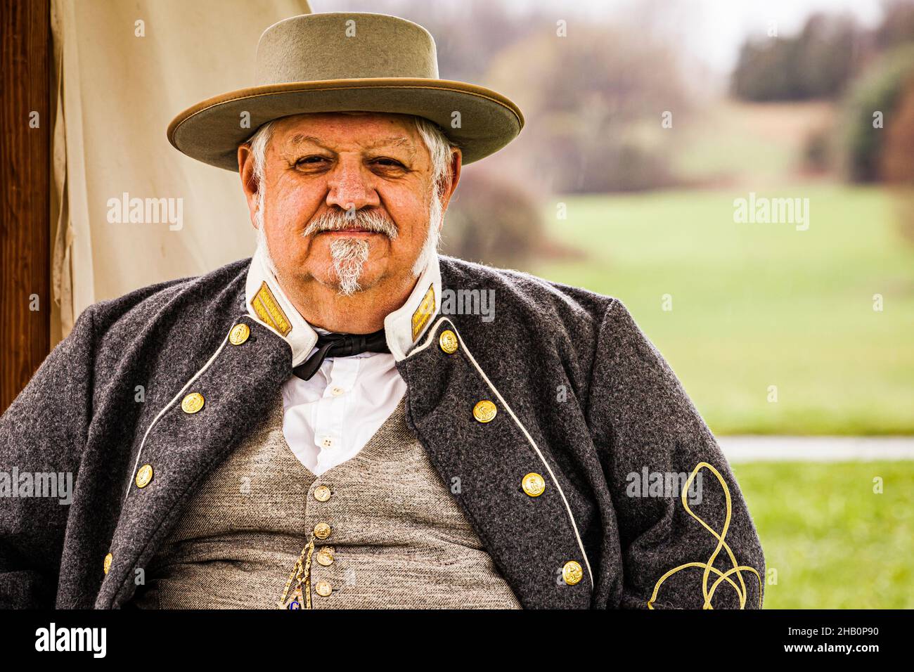 Confederate Memorial Day Chase Farm Lincoln, Rhode Island, USA Stock ...