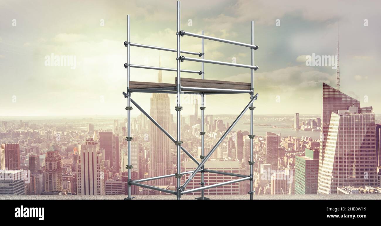 Construction scaffolding hi-res stock photography and images - Alamy