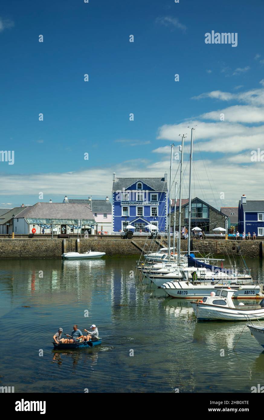 Aberaeron, Cardigan Bay, Ceredigion, Wales, UK, Europe Stock Photo