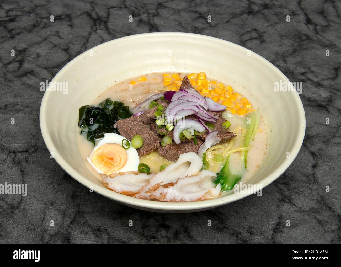 Japanese Beef...Japanese, Thai, Chinese, Korean, Mongolian and Oriental food. Stock Photo