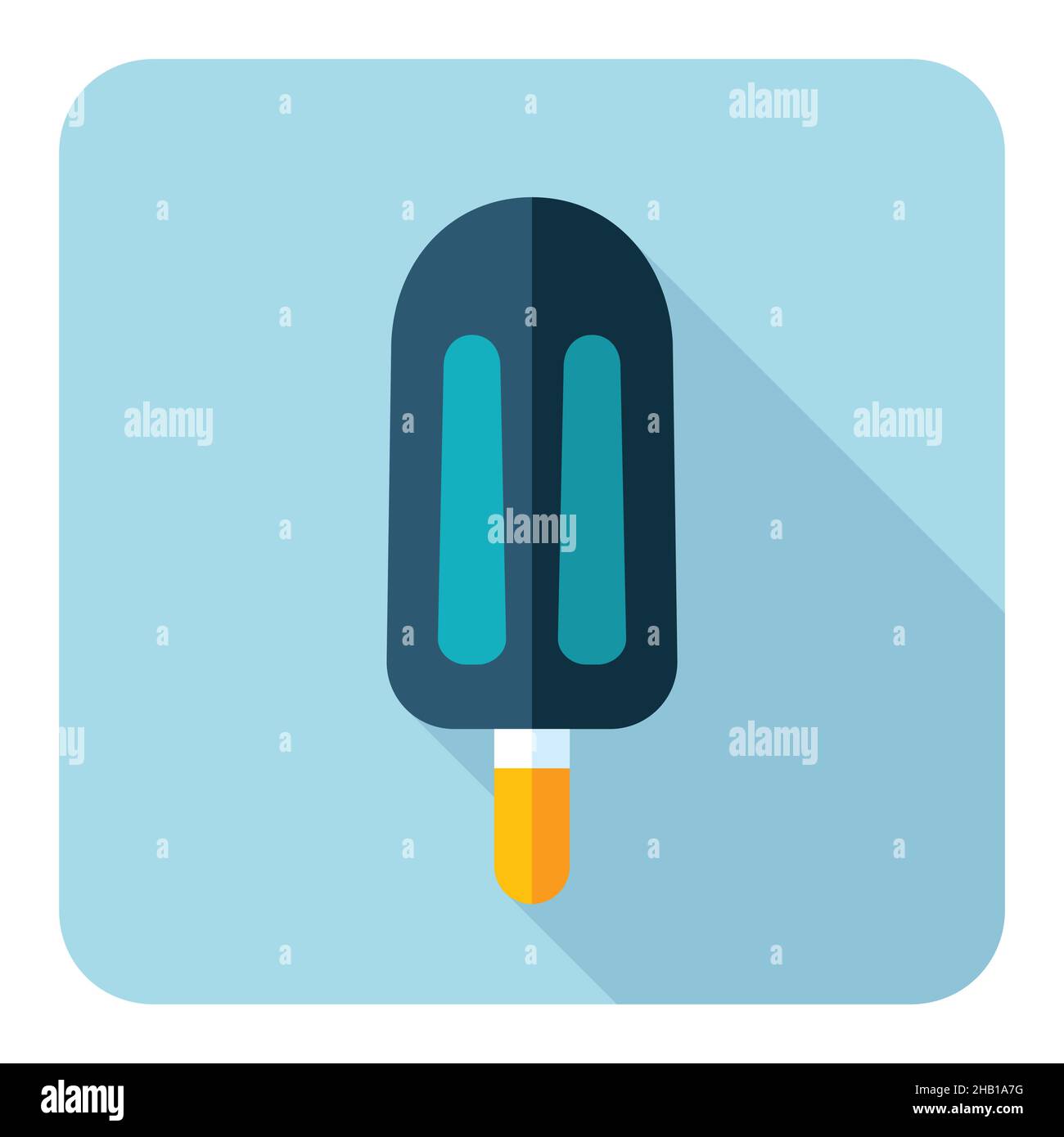 Popsicle vector flat icon. Fast food sign. Graph symbol for cooking web ...