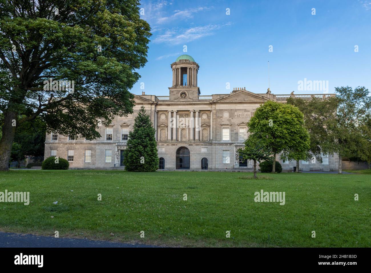 DUBLIN, IRELAND - Jul 24, 2021: The King's Inn Park in Dublin, Ireland Stock Photo