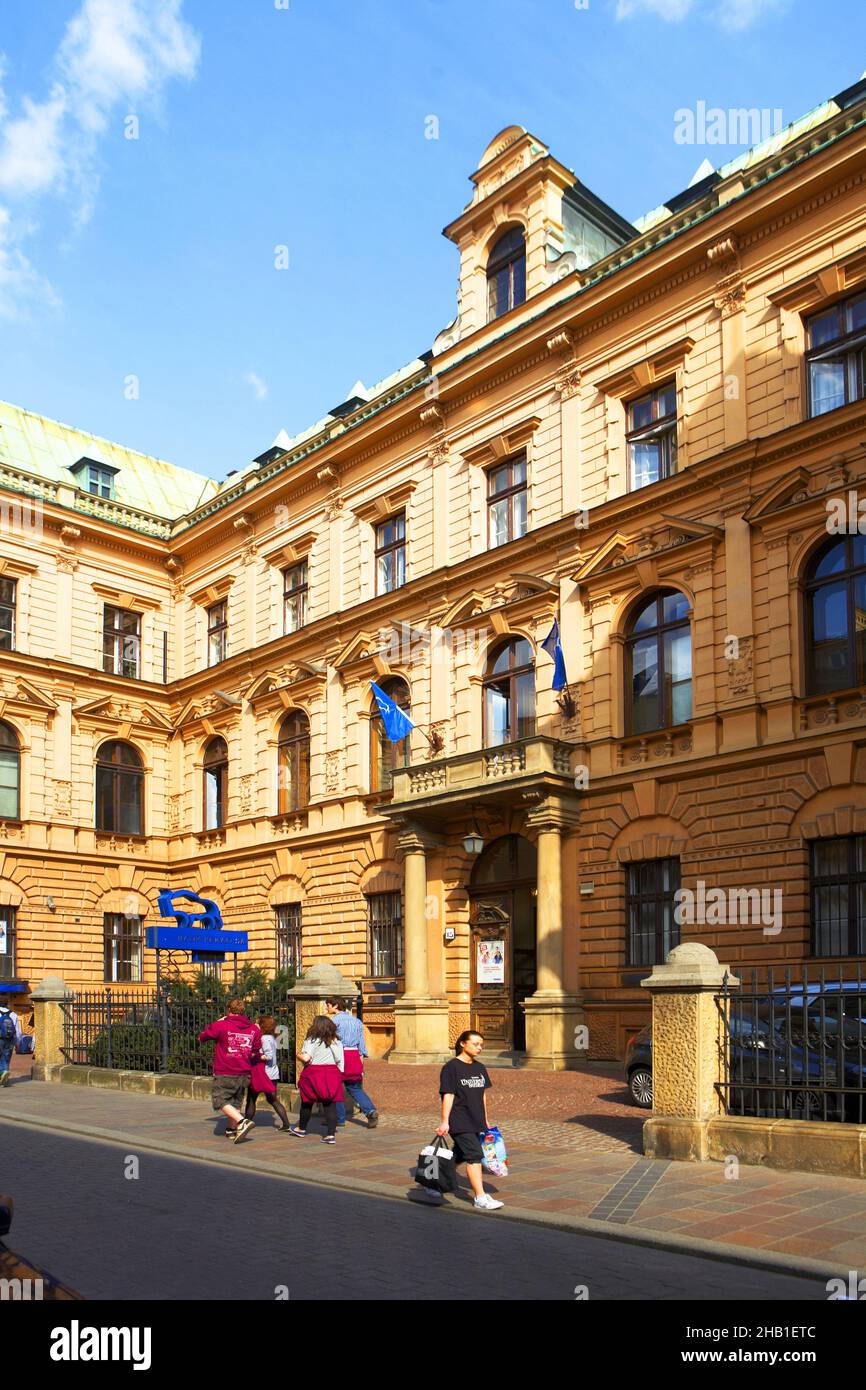 Poland, cracow, PKO bank. Stock Photo