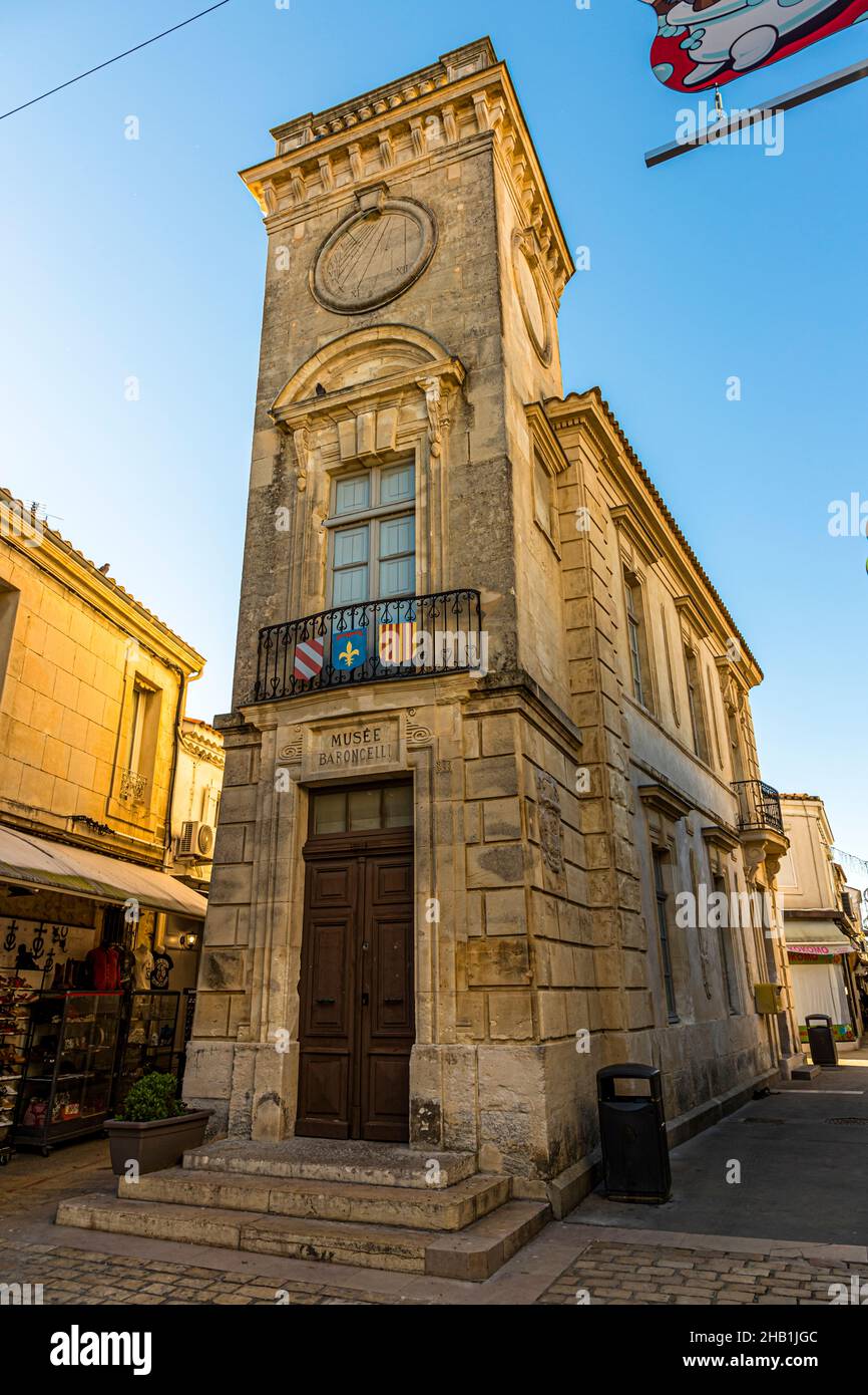 Museum Baroncelli in Saintes-Maries-de-la-Mer, France Stock Photo