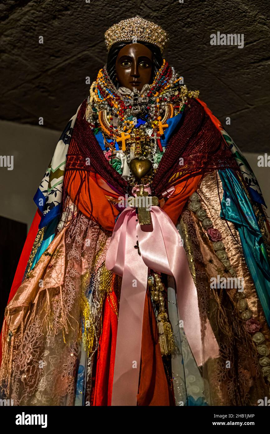 Statue of St. Sara in the crypt of the church NotreDamedelaMer in