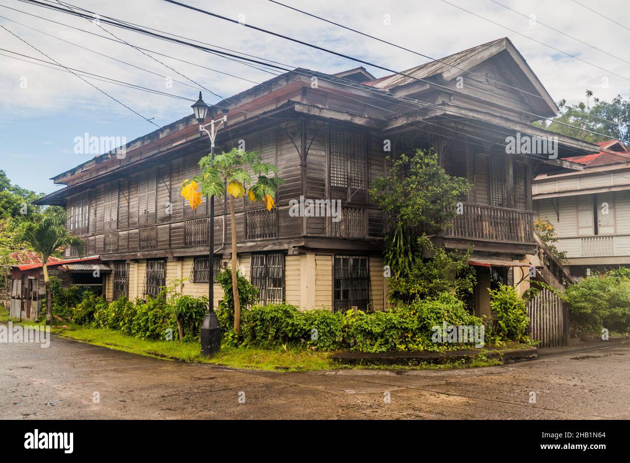 Old wooden house in Silay city, Philippines Stock Photo Alamy