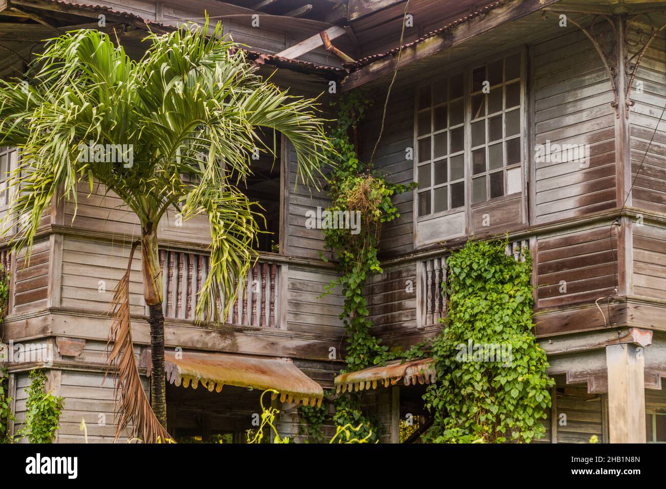 Old wooden house in Silay city, Philippines Stock Photo Alamy