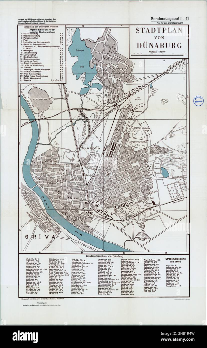 Daugavpils Map, Daugavpils Print, Daugavpils Poster, Daugavpils Plan, Daugavpils Download, Old Daugavpils Map, Retro Daugavpils Print, Latvia Map Stock Photo