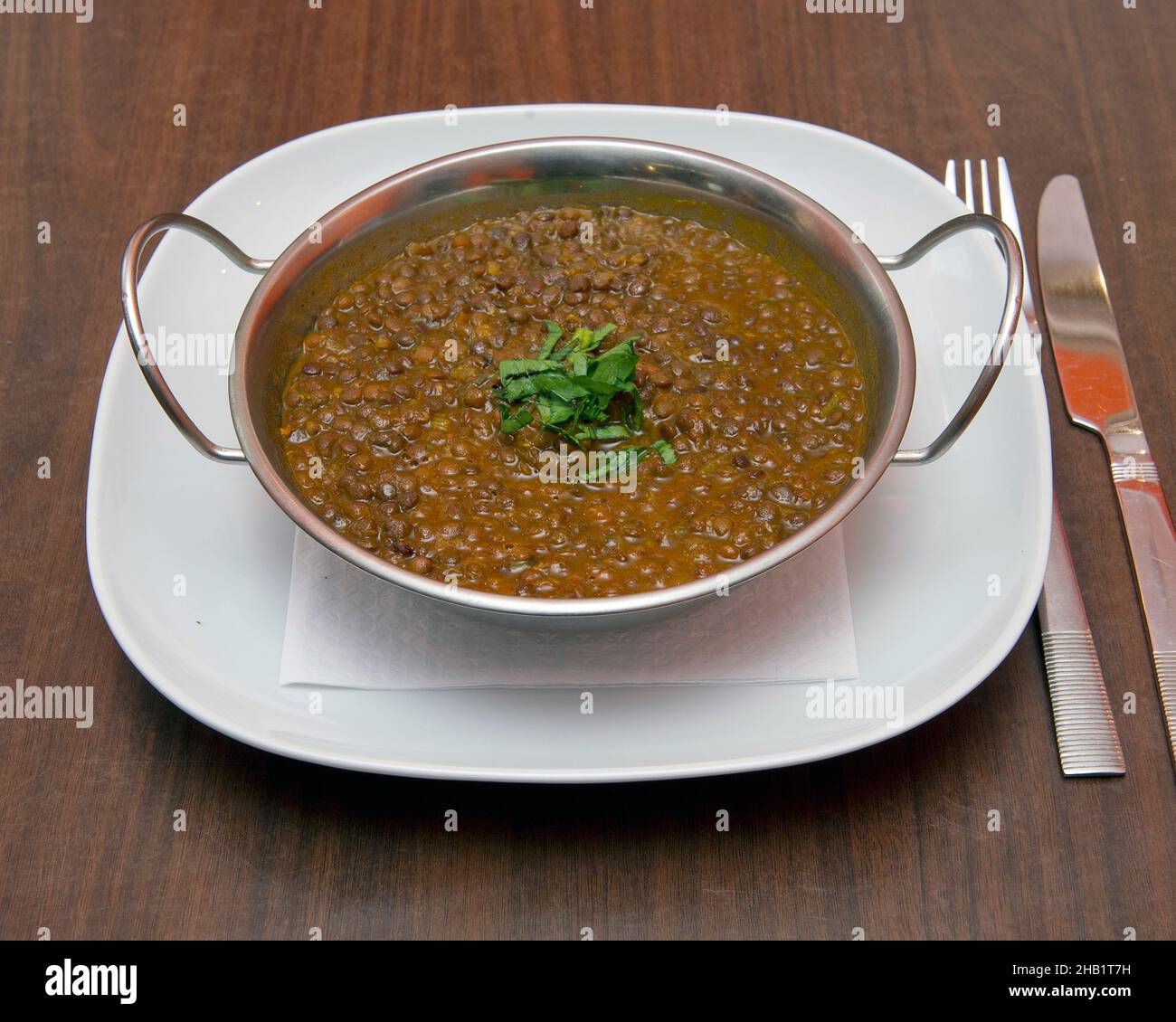 Lentils...Moroccan food. Stock Photo