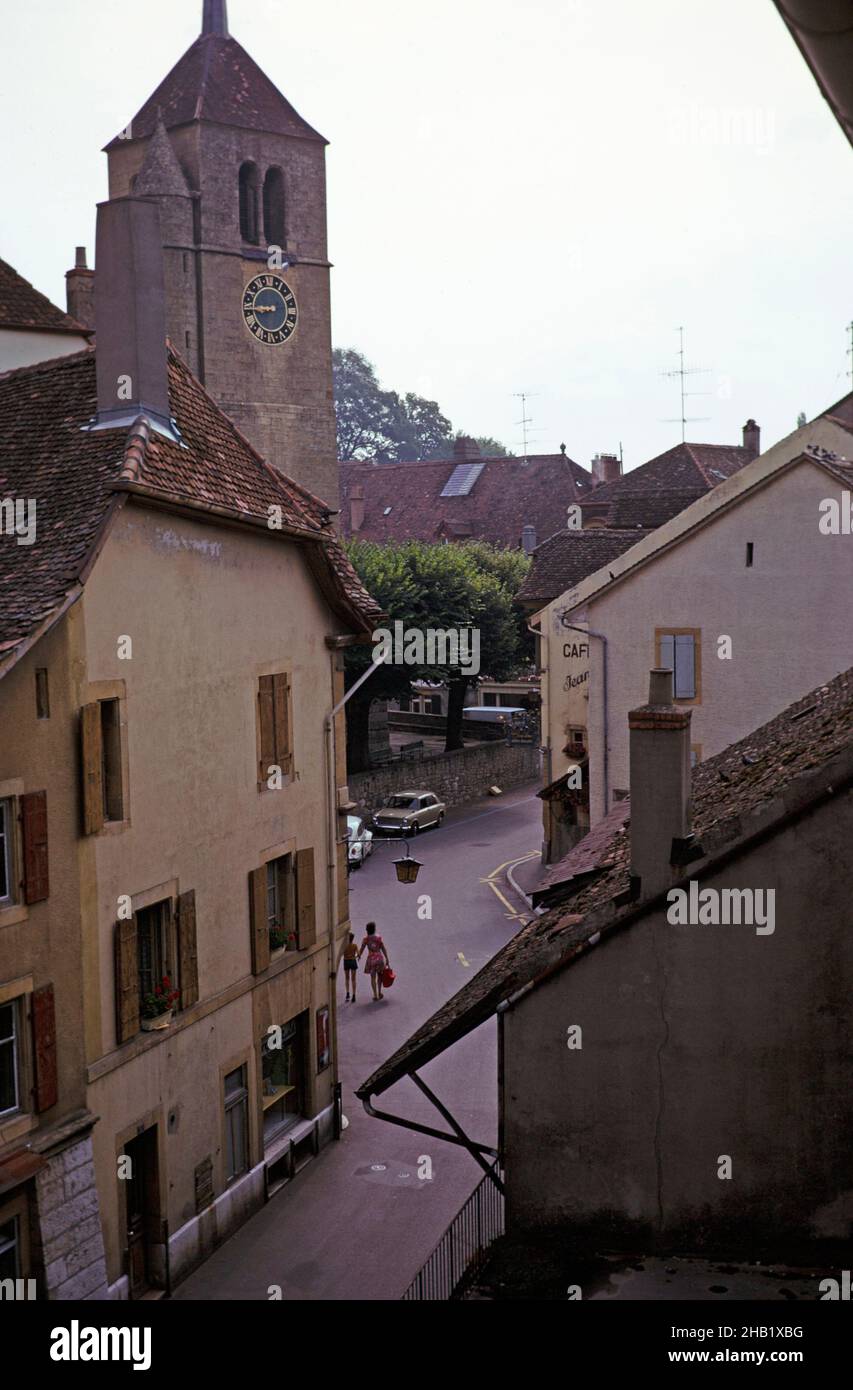 Saint Blaise, Neuchatel, Switzerland, 1974 Stock Photo