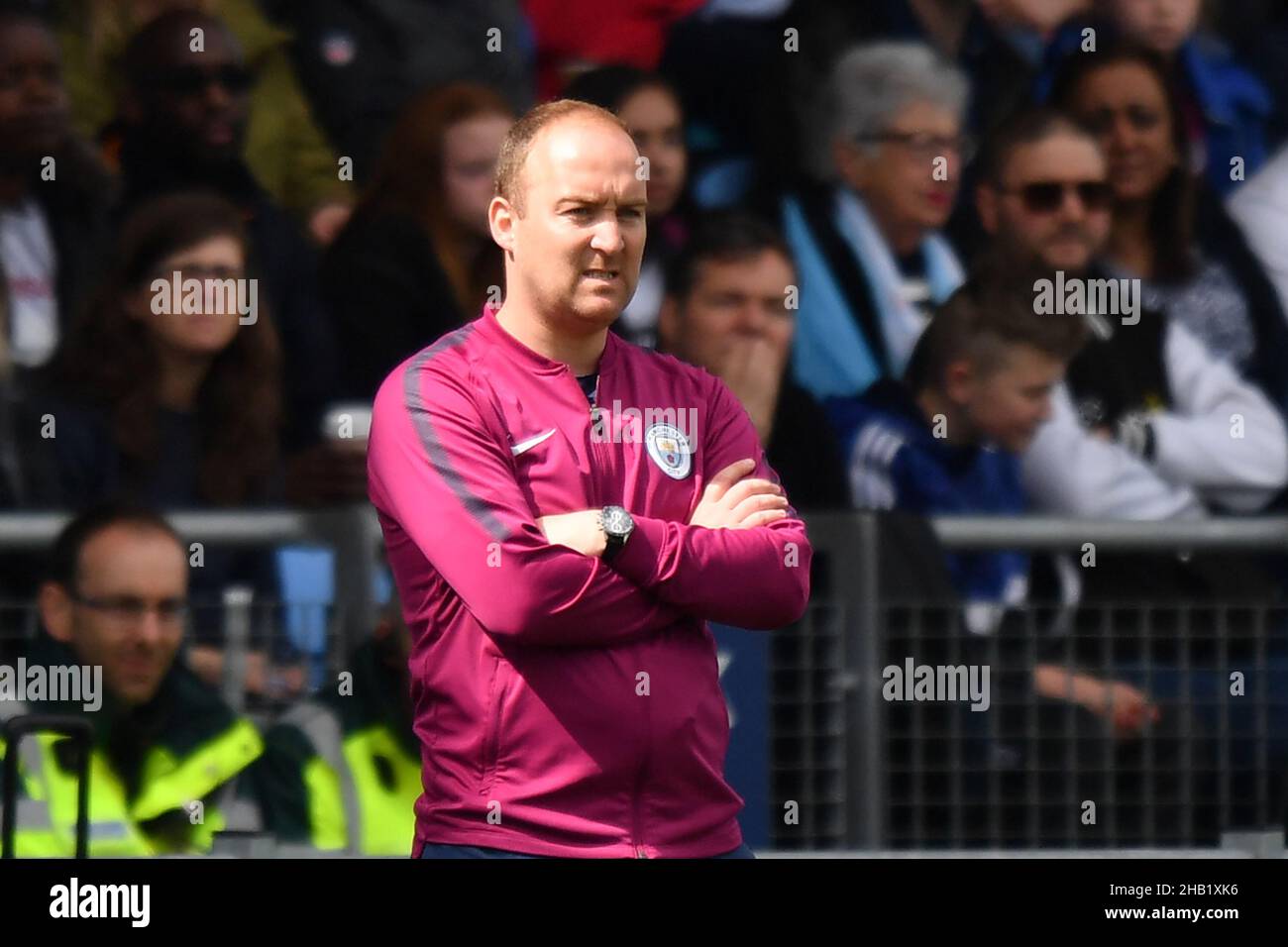 Manchester City’s manager Nick Cushing Stock Photo