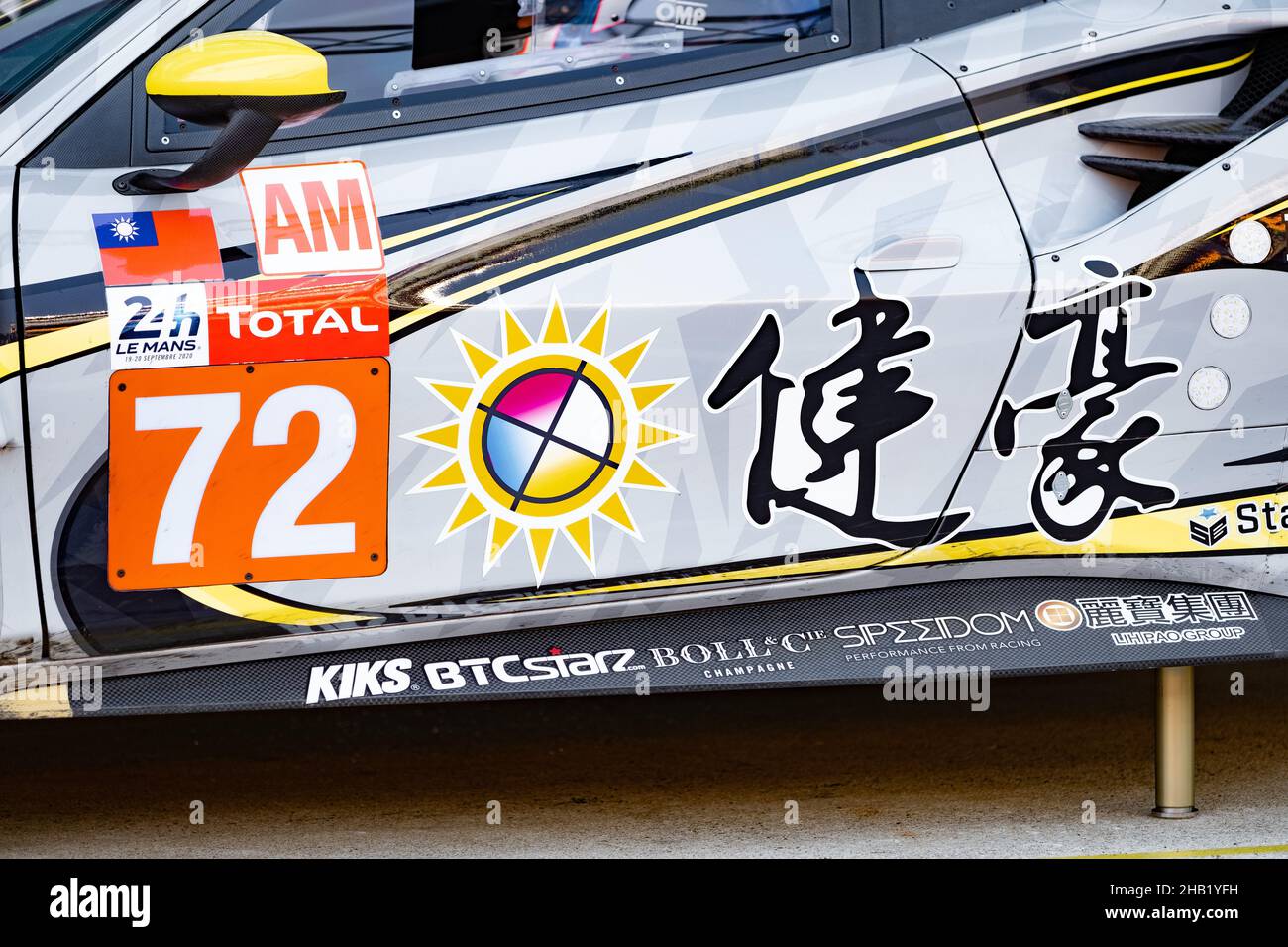 72, HUB AUTO RACING TWN, FERRARI 488 GTE EVO, Morris CHEN, Tom