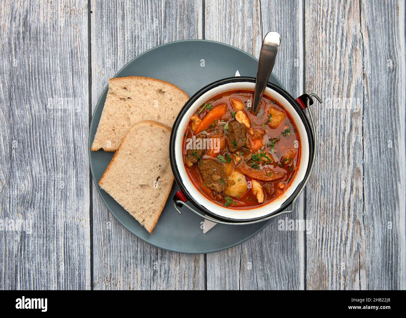 Hungarian goulash Stock Photo